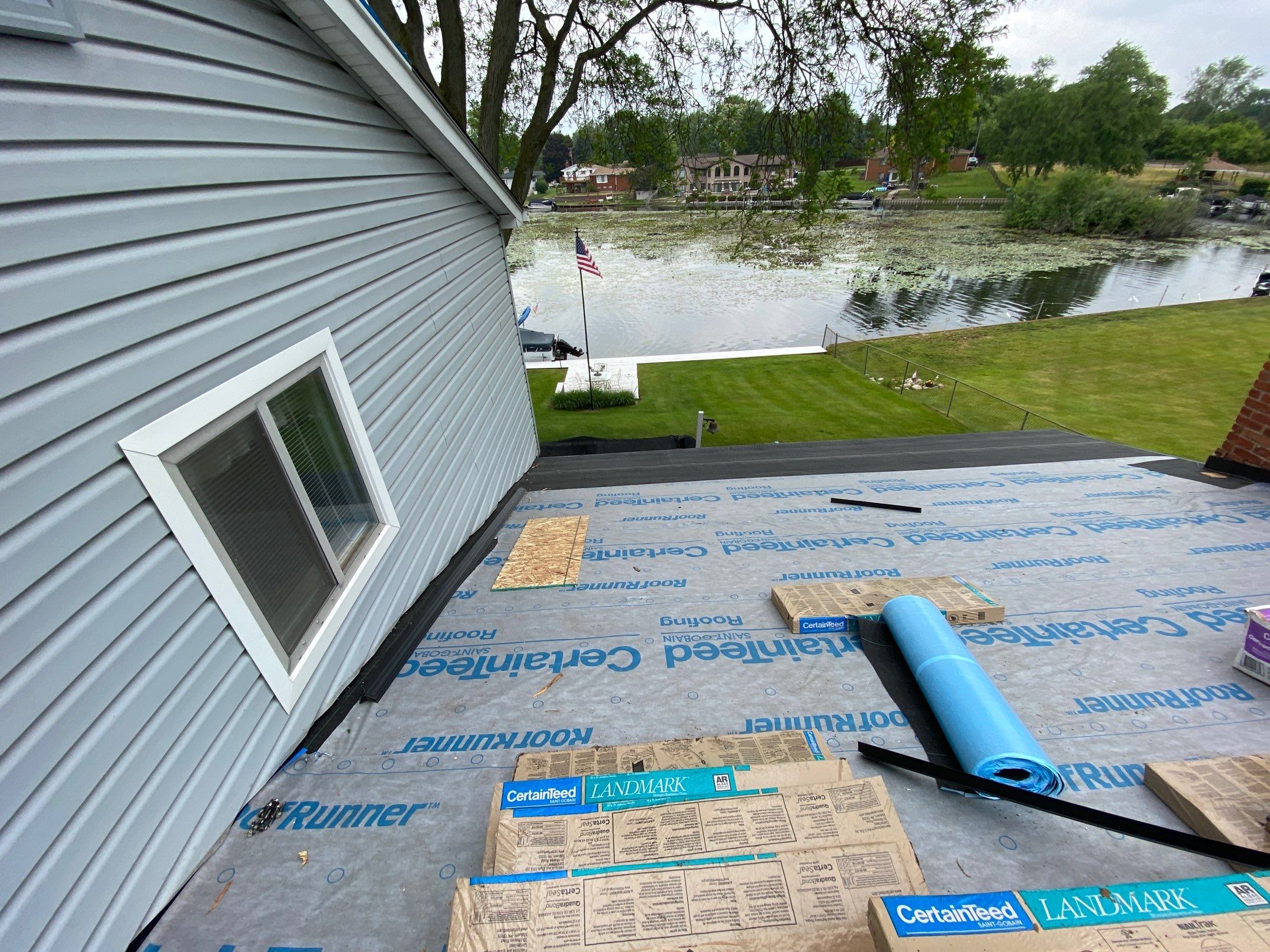 Roof Replacement using CertainTeed Landmark by 180 Contractors
