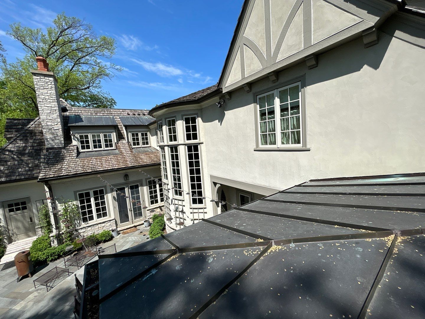 Brava Shake Tile Roof Installment with Copper Flashings by Custom Installations