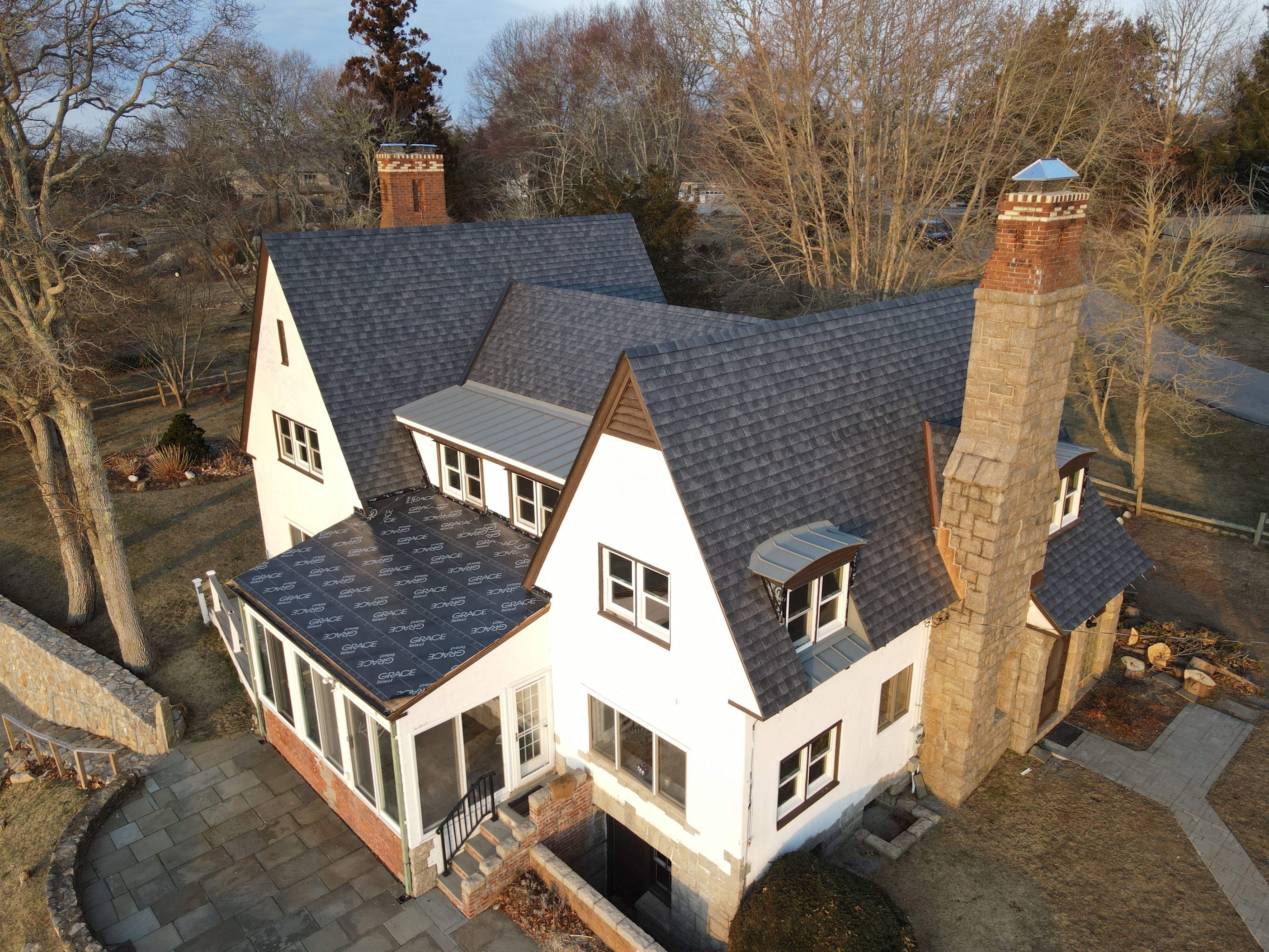 DaVinci Slate, Copper & Cedar Impressions - Private Residence by Rinaldi Brothers