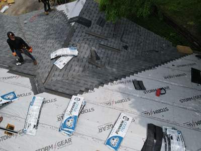 Residential Roofing Installation using Atlas Pinnacle Impact