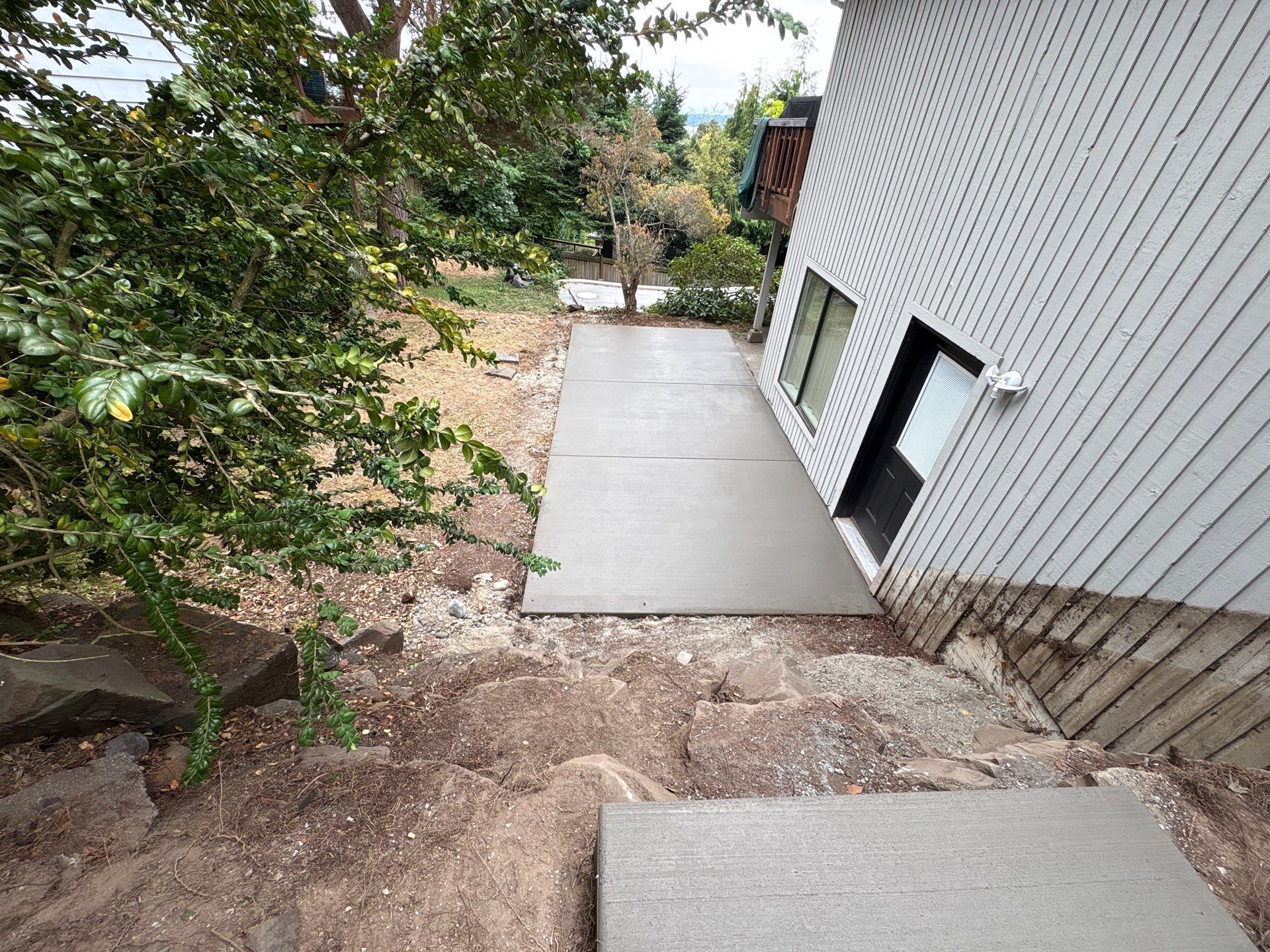 Backyard Concrete Patch Repair | Seattle  by Jireh Asphalt & Concrete Inc 