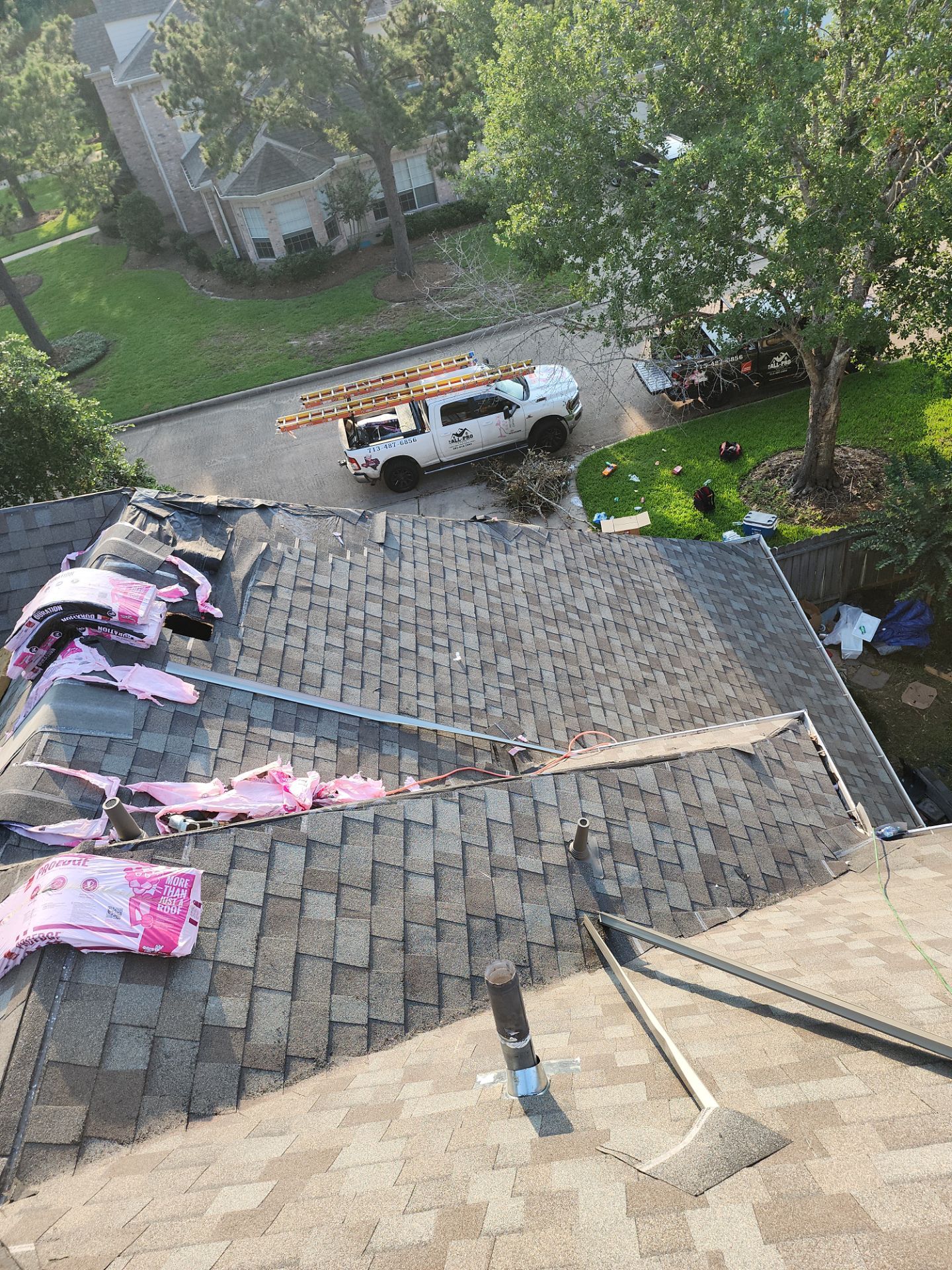 Residential Roofing Repair using Owen's Corning Duration (Lifetime) Shingles by Roof Repair Company