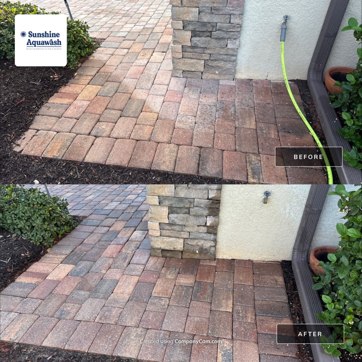 Paver Pool Deck, Driveway & Concrete Tile Roof Cleaning in River Strand, Bradenton, FL | Sunshine AquaWash by Sunshine AquaWash