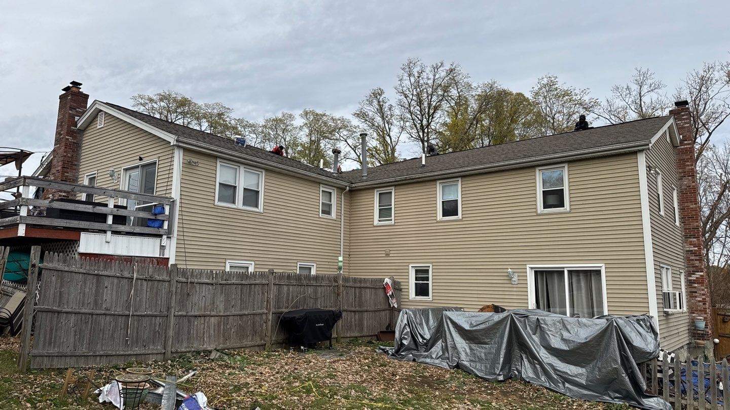 Full Roof Replacement with GAF Roofing System & New Gutters – Duplex Home by Sensible Home Solutions