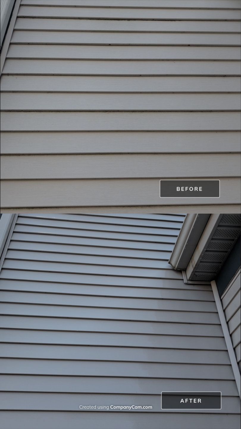 Project in Round Lake by Simmons Power & Soft Washing