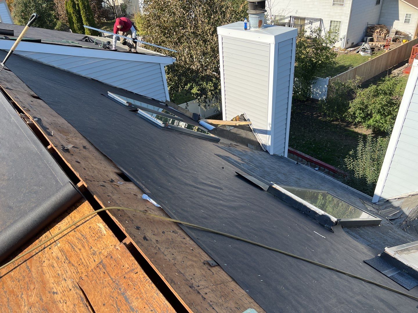 Multi-family unit roof replacement. using GAF Timberline HDZ by Pro Home Services Inc