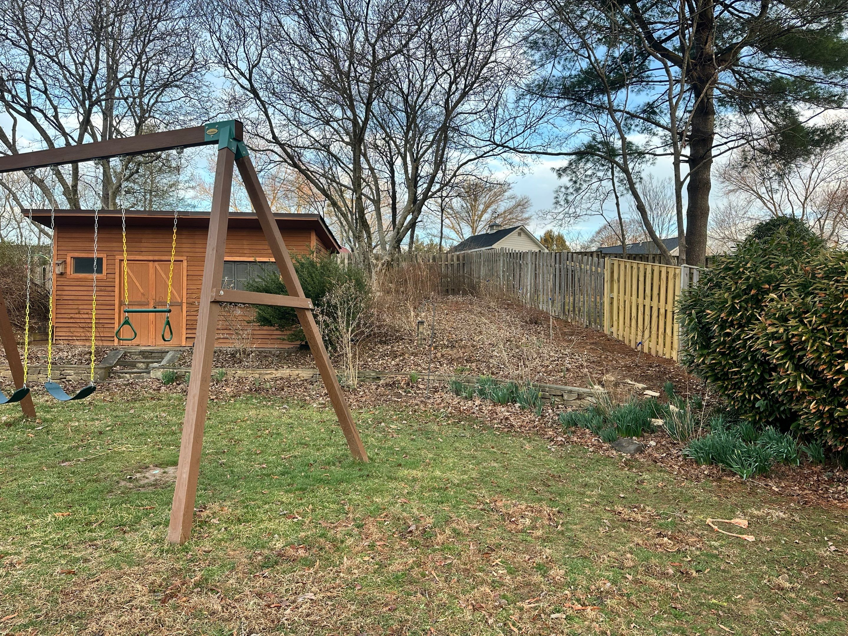 Natural Stone Retaining Wall and Steps in Olney, MD by The Smet Companies, LLC