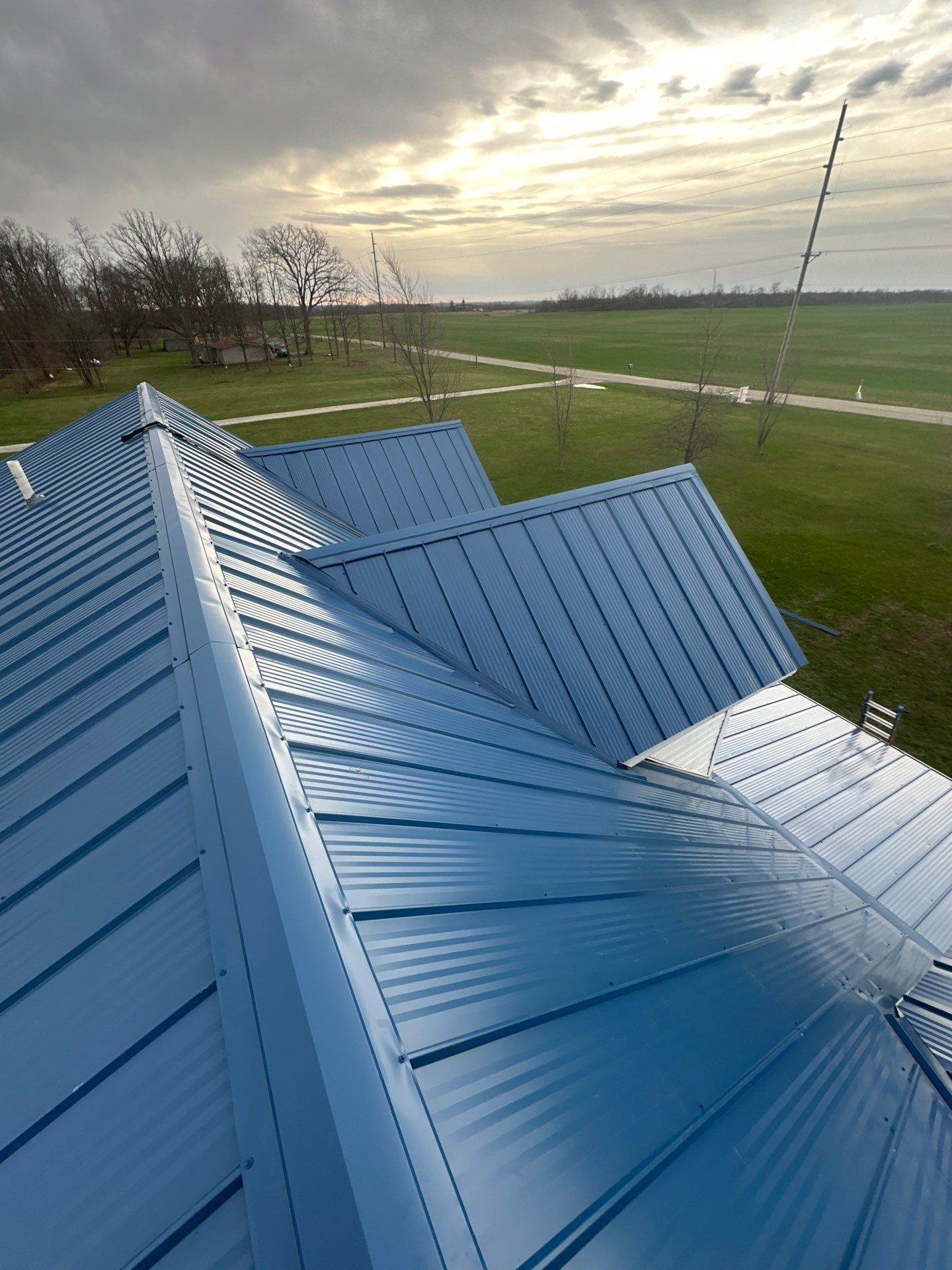 M Panel Metal Roofing - Gallery Blue by Hoel Roofing & Remodeling