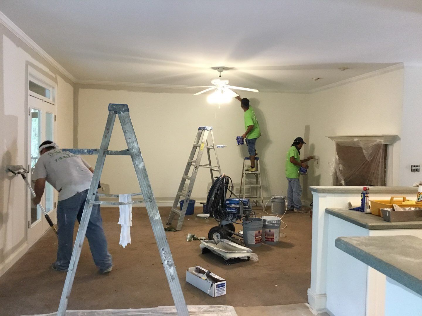 Interior Painting and Flooring Update for a Cumming Residence by Swift Home Renovations