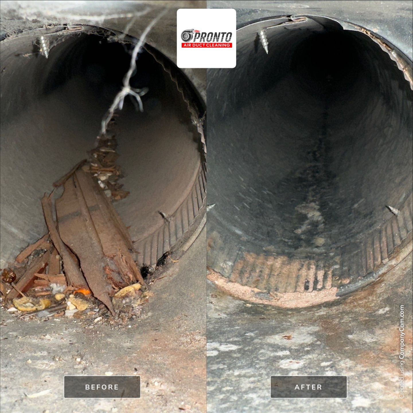 Air duct cleaning and Dryer Vent Cleaning by Pronto Air Duct Cleaning