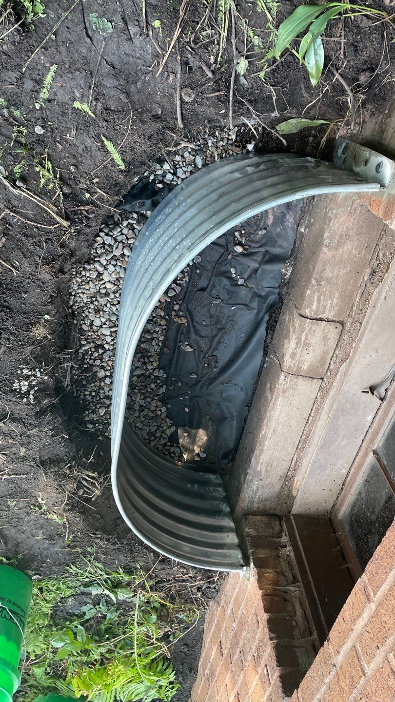 Basement Window Well Replacement in St. Paul, MN by Waterproofing Northeast