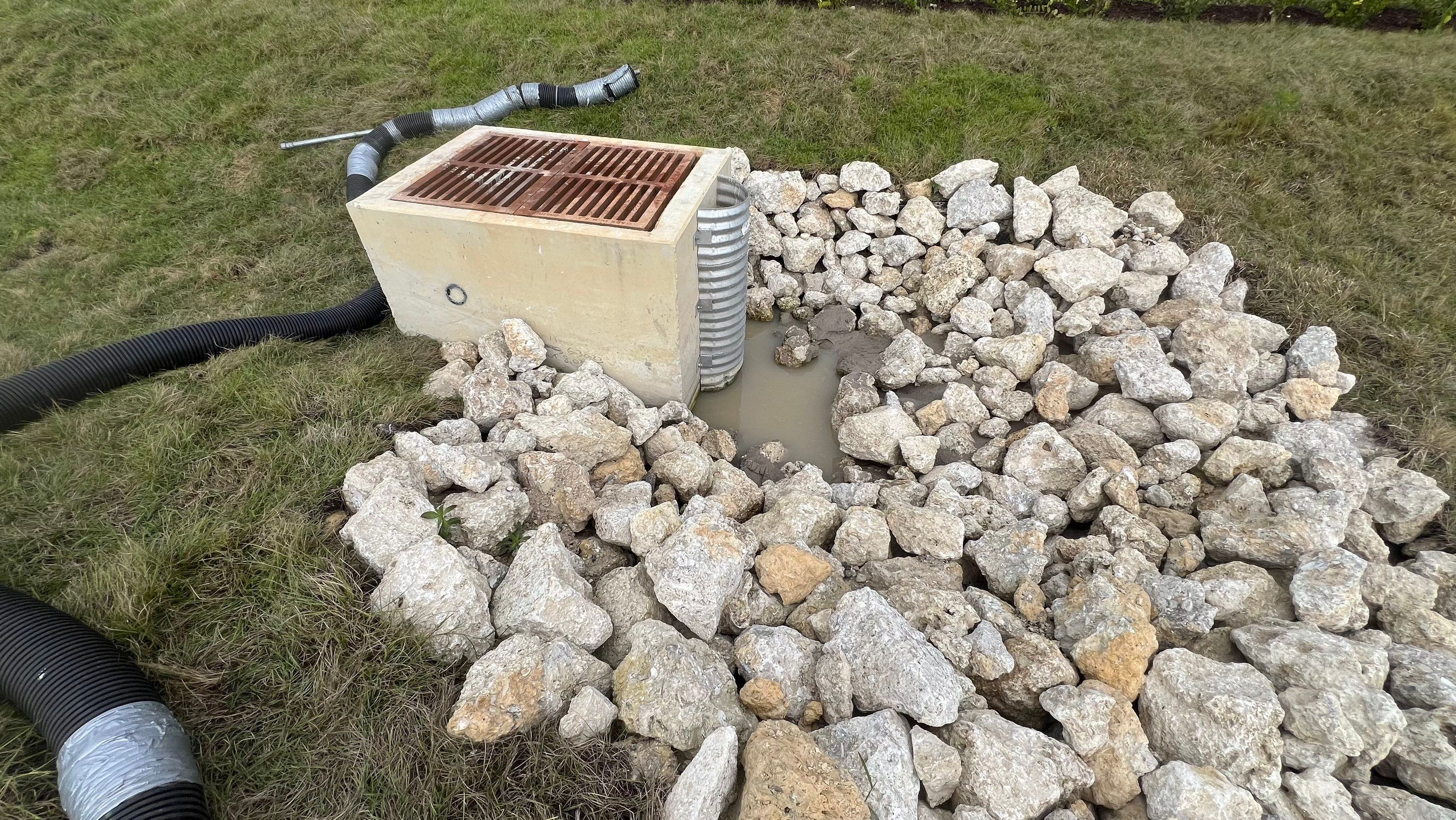 New Construction Commercial Parcel Stormwater System Cleaning by APS Power & Water