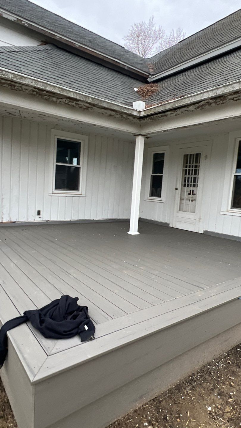 Residential fascia replacement using Exterior Portfolio 4.5 DL - Peppercorn by Nitro Roofing and Construction