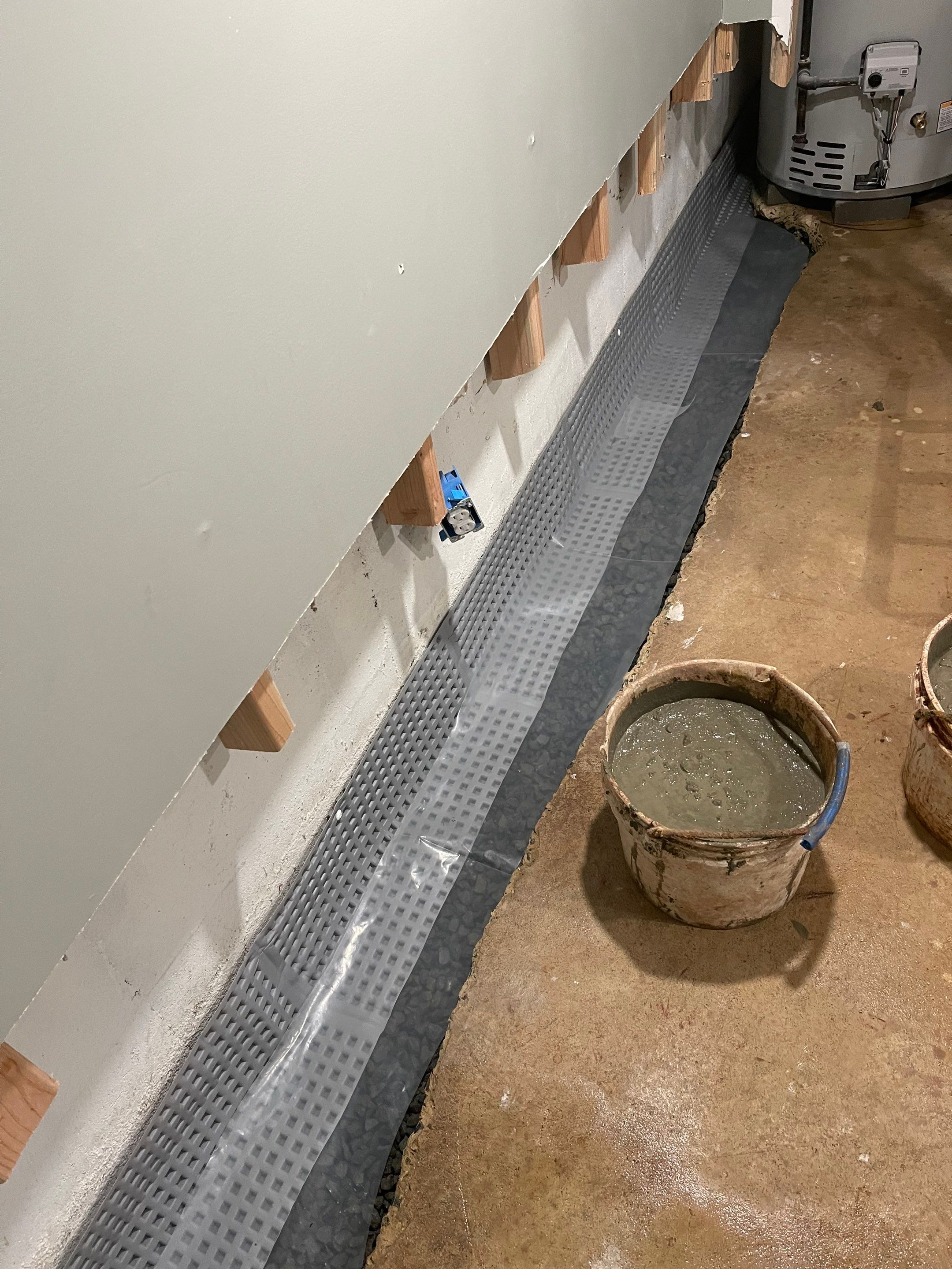 Interior French Drain in Somerset, NJ by Pure Service Pro, LLC 