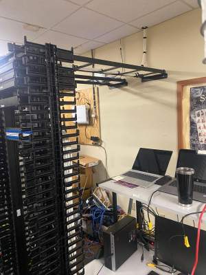 Structured cabling installation by CimaSolutions