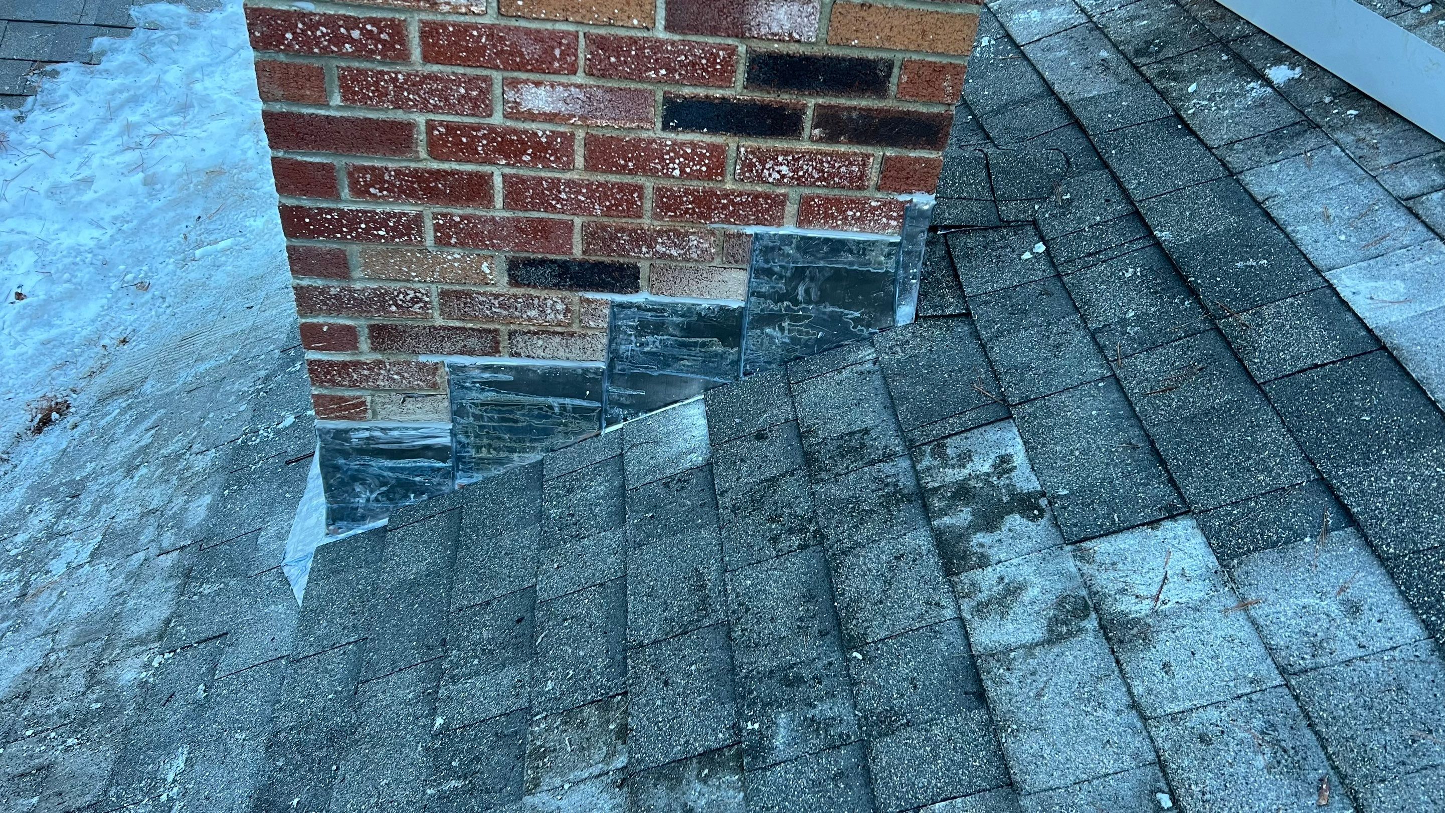 Failing Chimney? Not anymore!! by Tall pine roofing