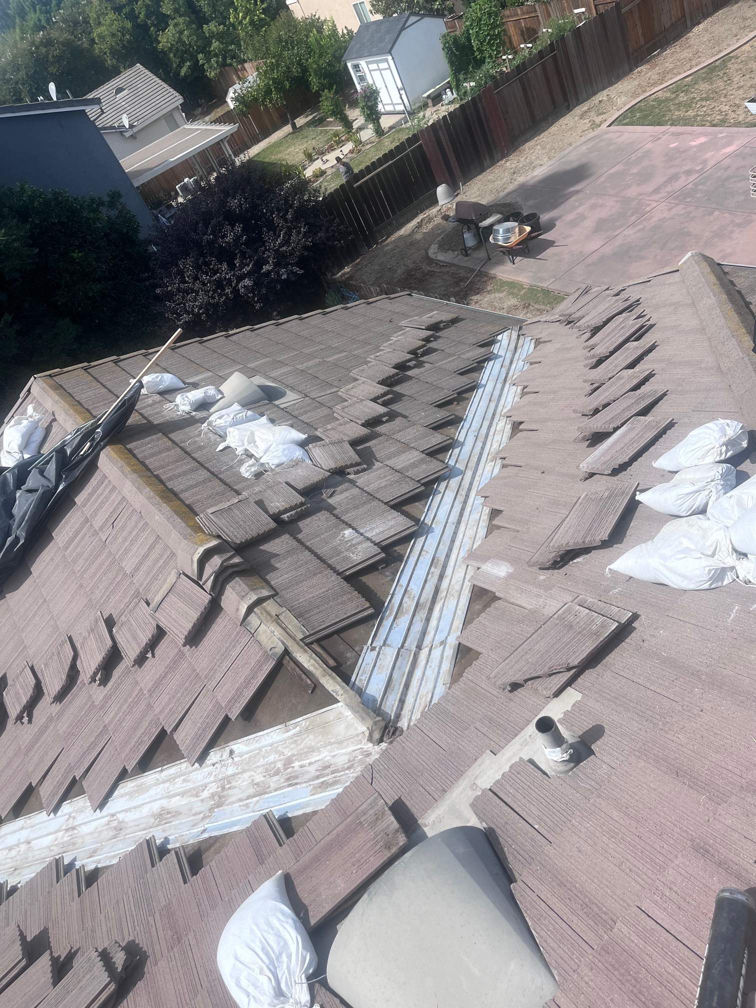 Tile Roof Repair by Grandmark Service Company