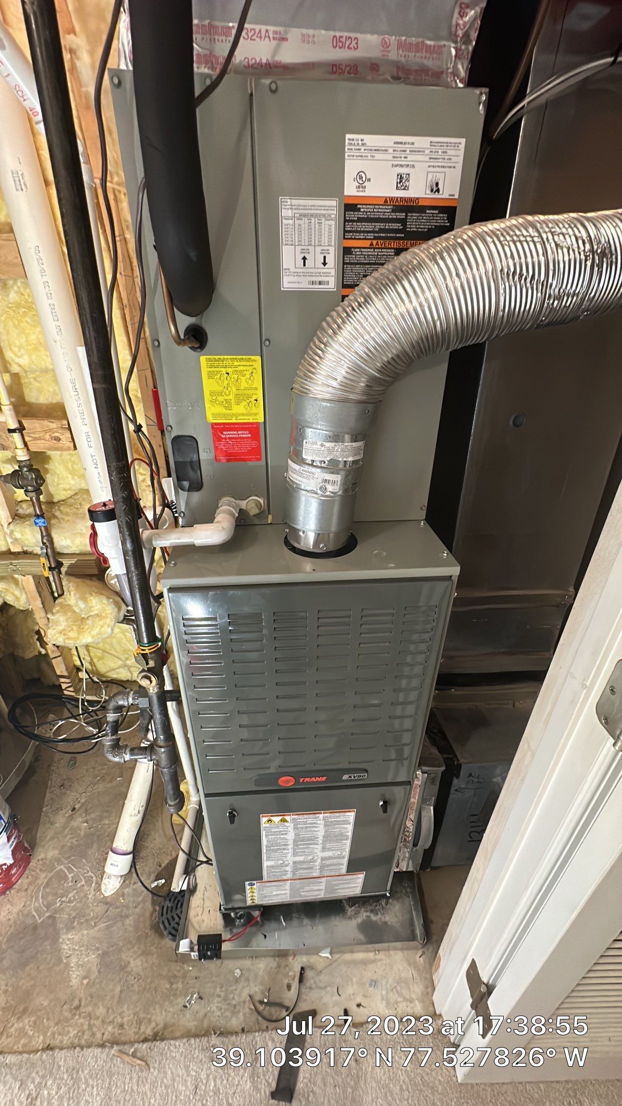 Central Air Conditioning Installation using Trane by Pro Sky Services