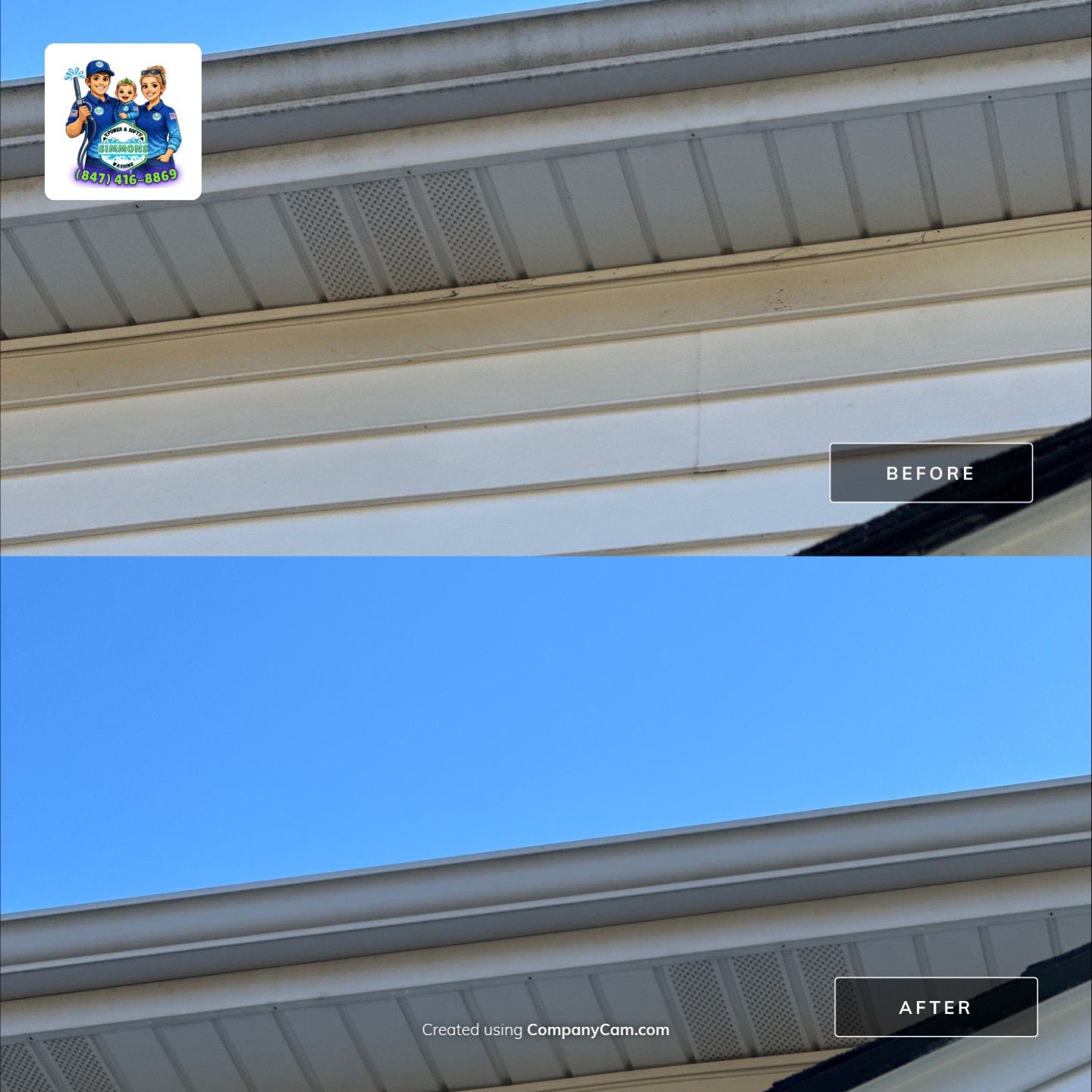 Project in Lindenhurst by Simmons Power & Soft Washing