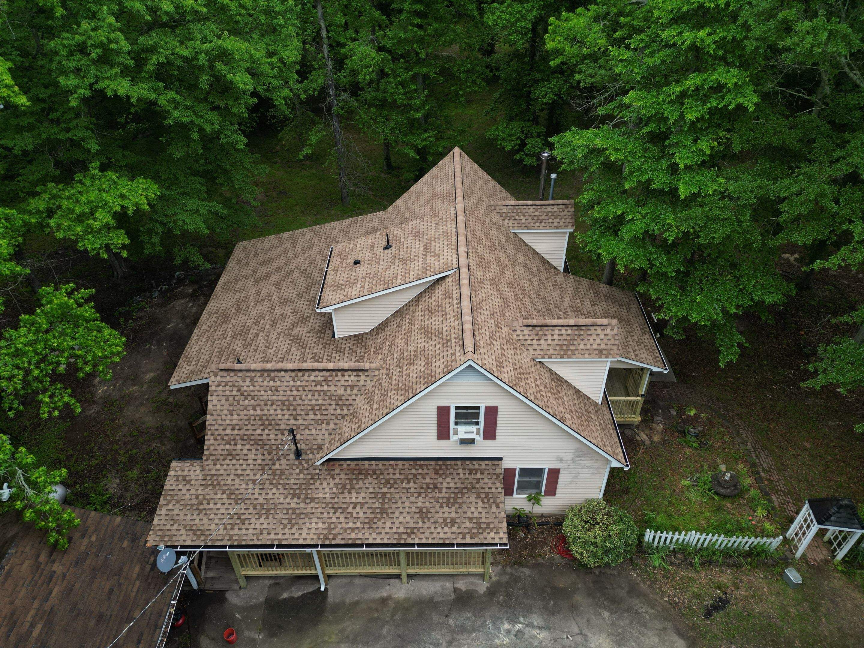 Roof Replacement and cover porch by Deerfield Roofing LLC