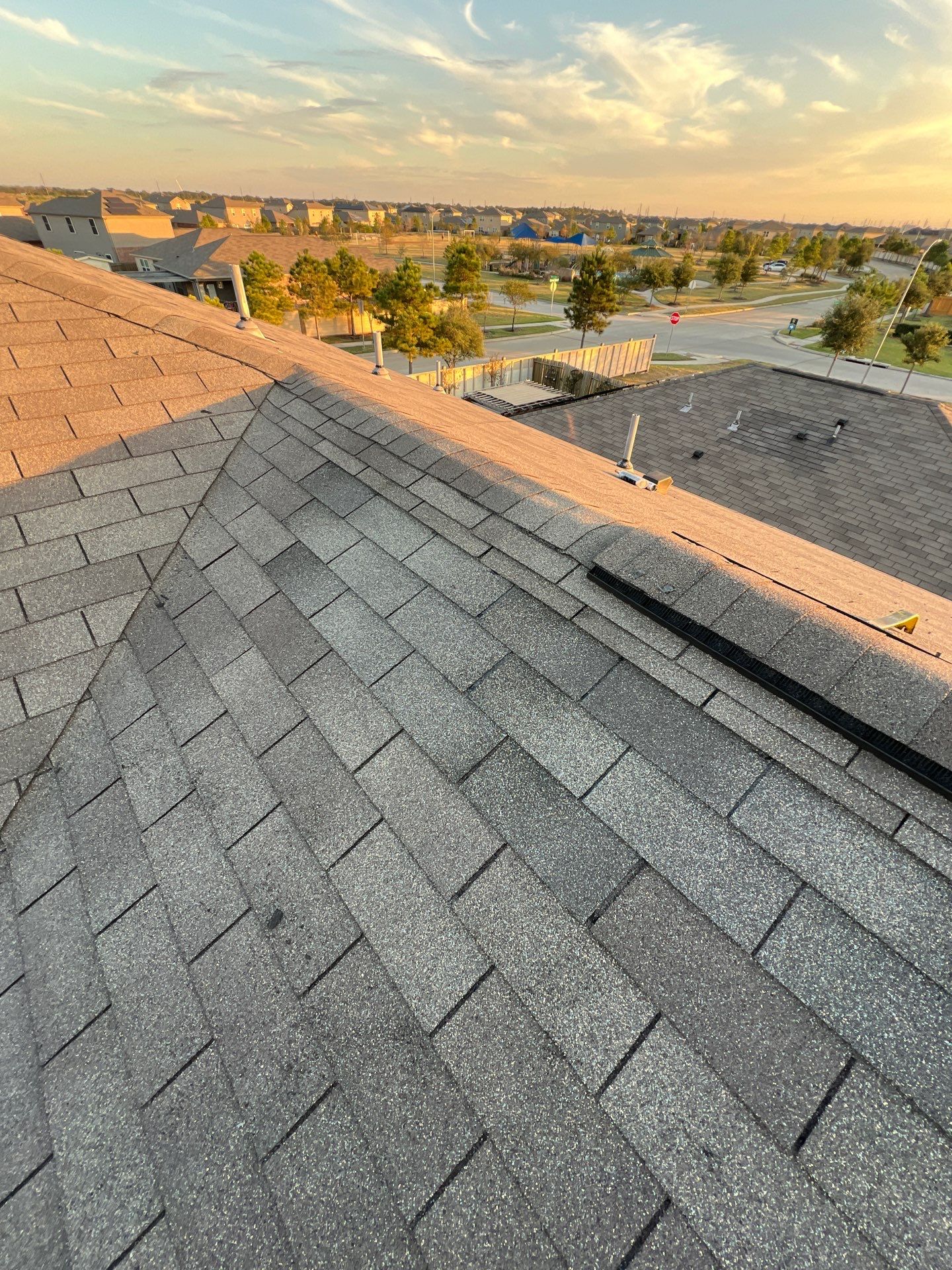 Hail Damage using Owen's Corning Duration (Lifetime) Shingles by Roof Repair Company