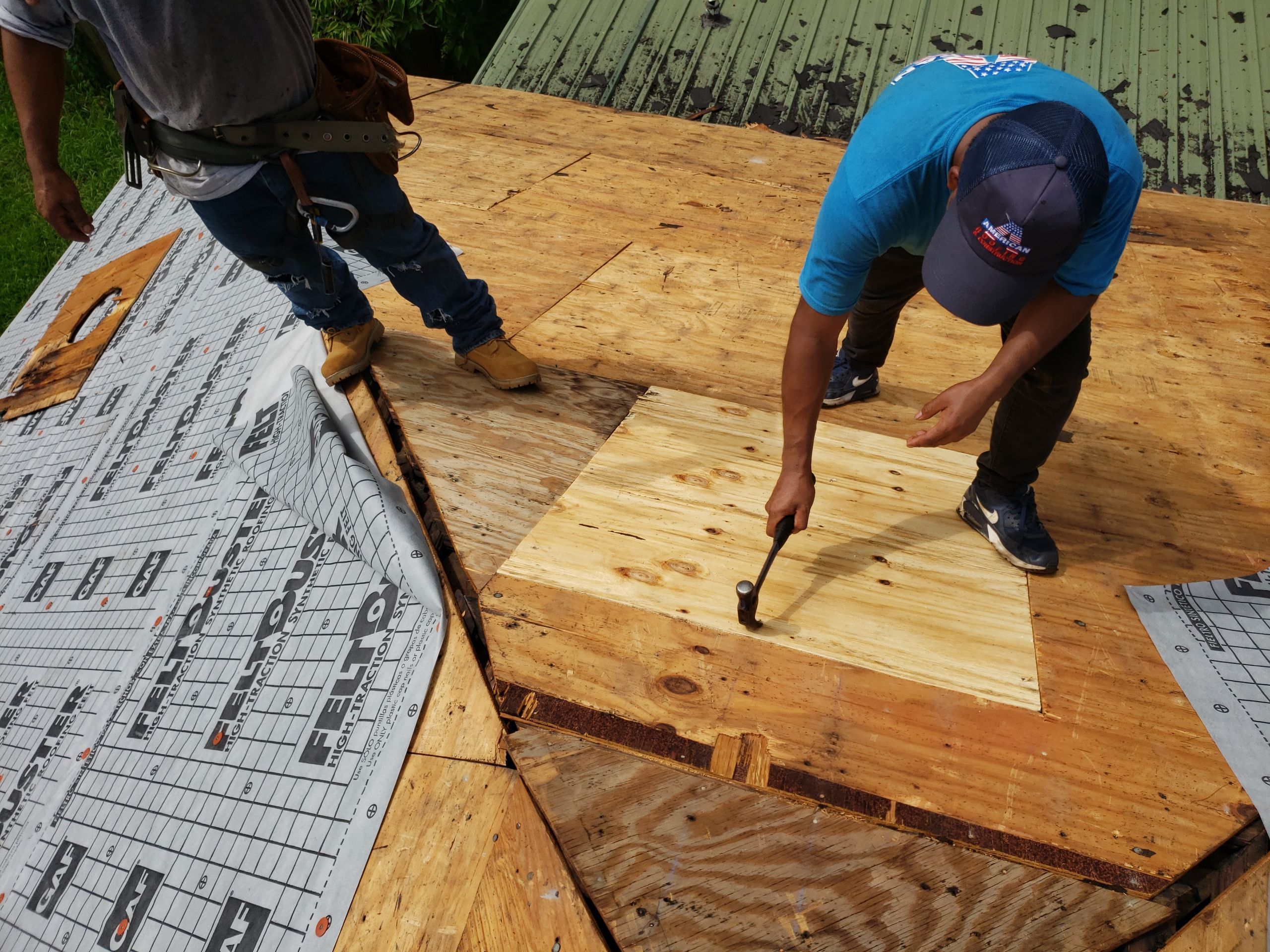 Residential Roofing Installation using Roof Replacement by American Roofing & Construction LLC