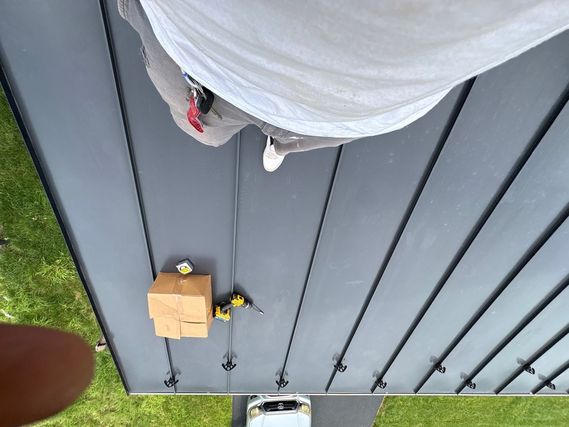 Matte Black Snow Guard Installation for Metal Roofing in Aldie by Contracting Bros Llc