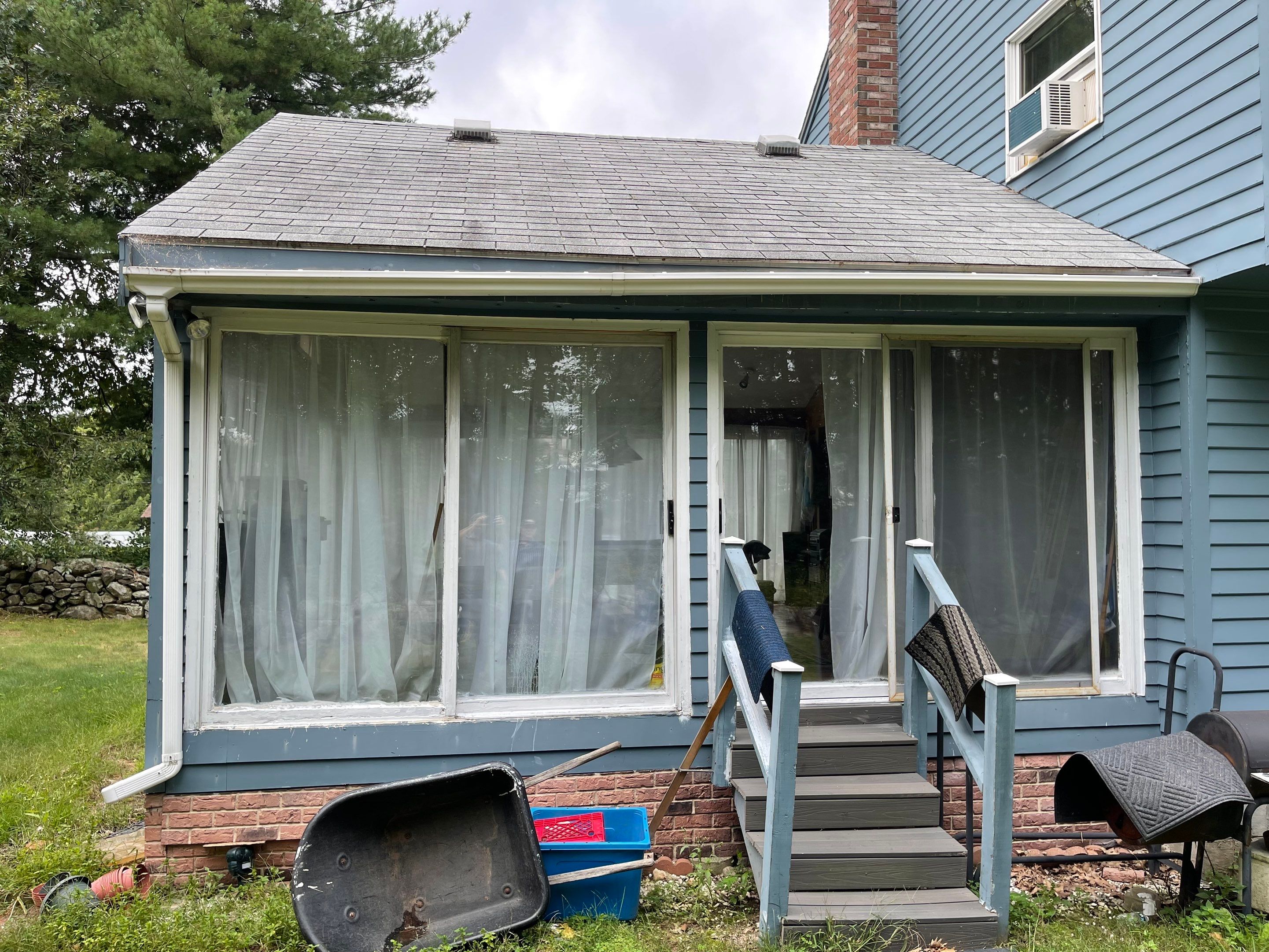 Closed in three-season room by Sensible Home Solutions