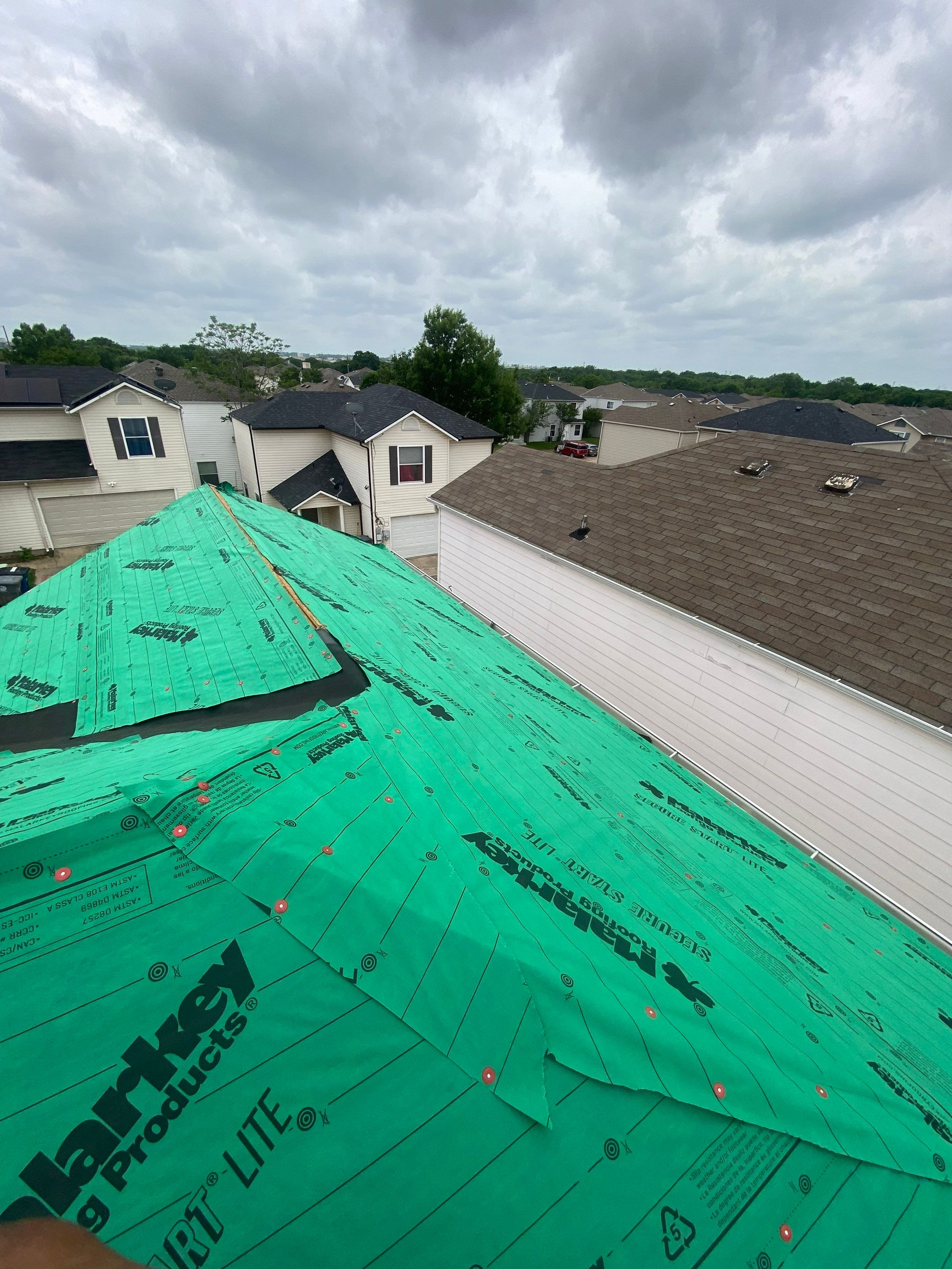 Storm Restoration using Malarkey Highlander by Berry Good Roofing 