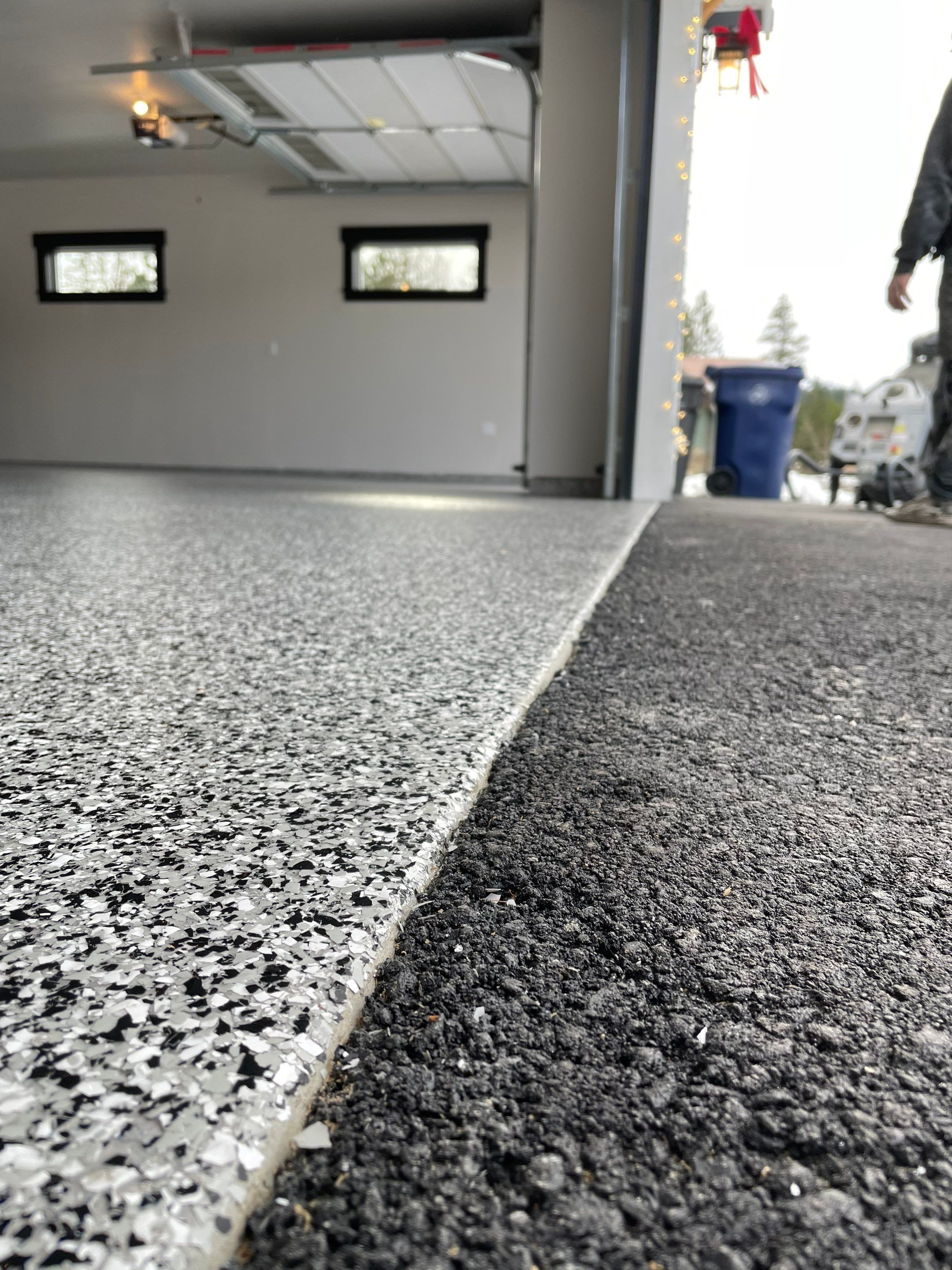 Garage Transformation using Domino and The Penntek Evolution System by Croc Coatings, LLC