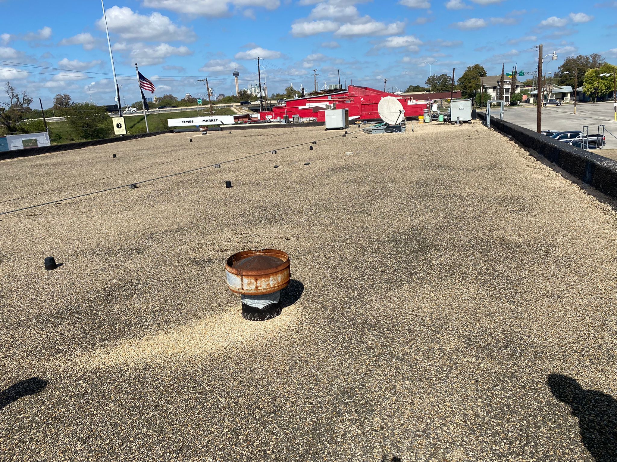 San Antonio Post Office Recover with a 20 year NDL warranty by Grell Roofing, LLC