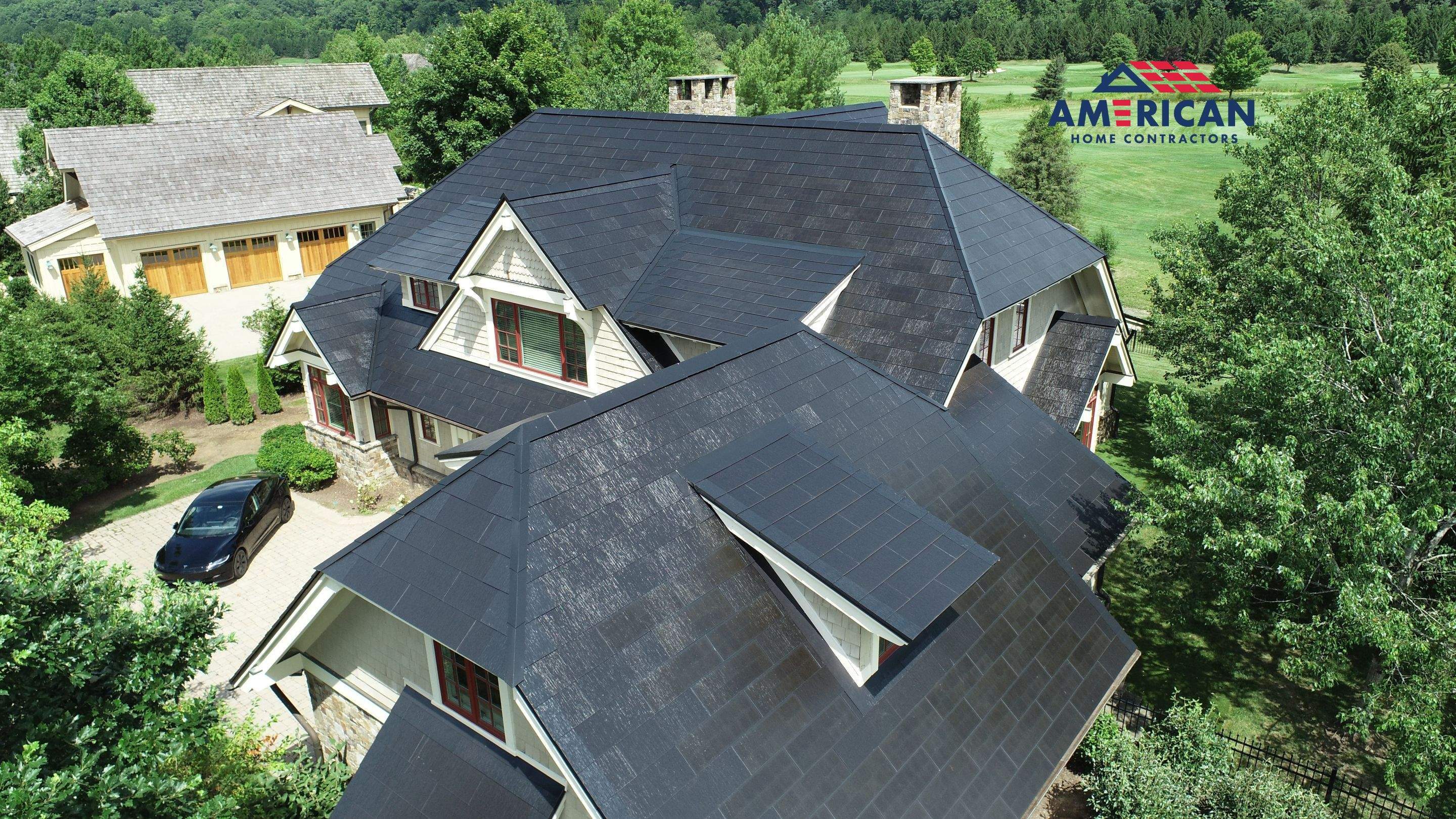 Tesla Solar Roof at The Greenbrier by American Home Contractors