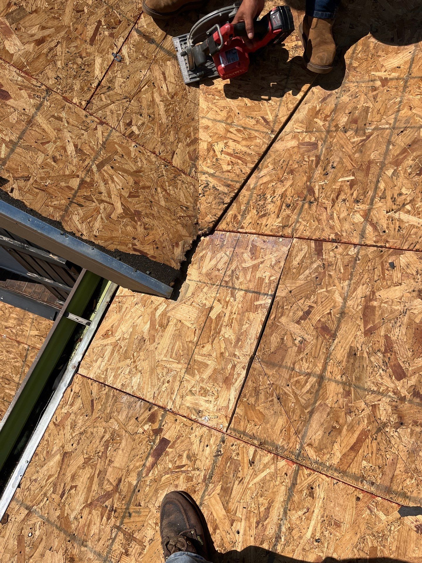 Reroof with Solar panel Detach and Reset by Berry Good Roofing 