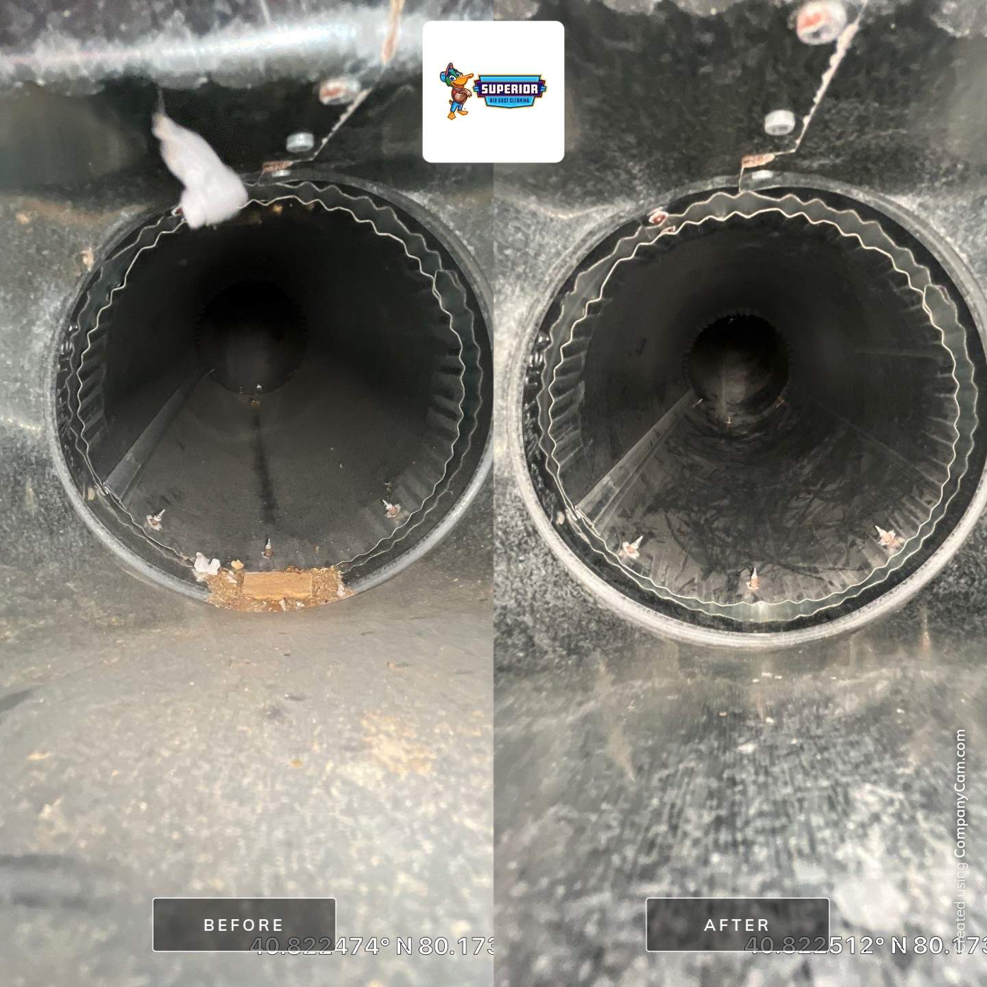 Air Duct Cleaning With a Vacuum Truck in Fombell, PA by Superior Air Duct Cleaning