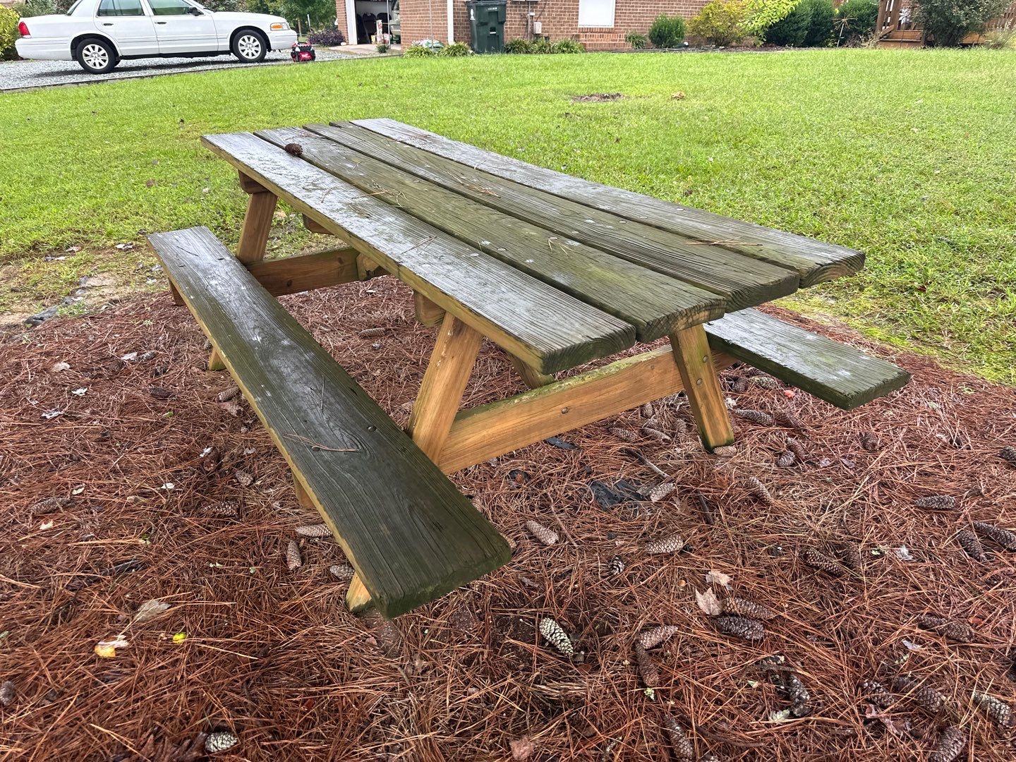Weathered Deck and Swing using Wood Sealant by DuraSeal
