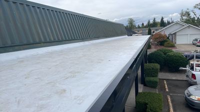 Commercial Roofing Installation using GAF 60Mil TPO