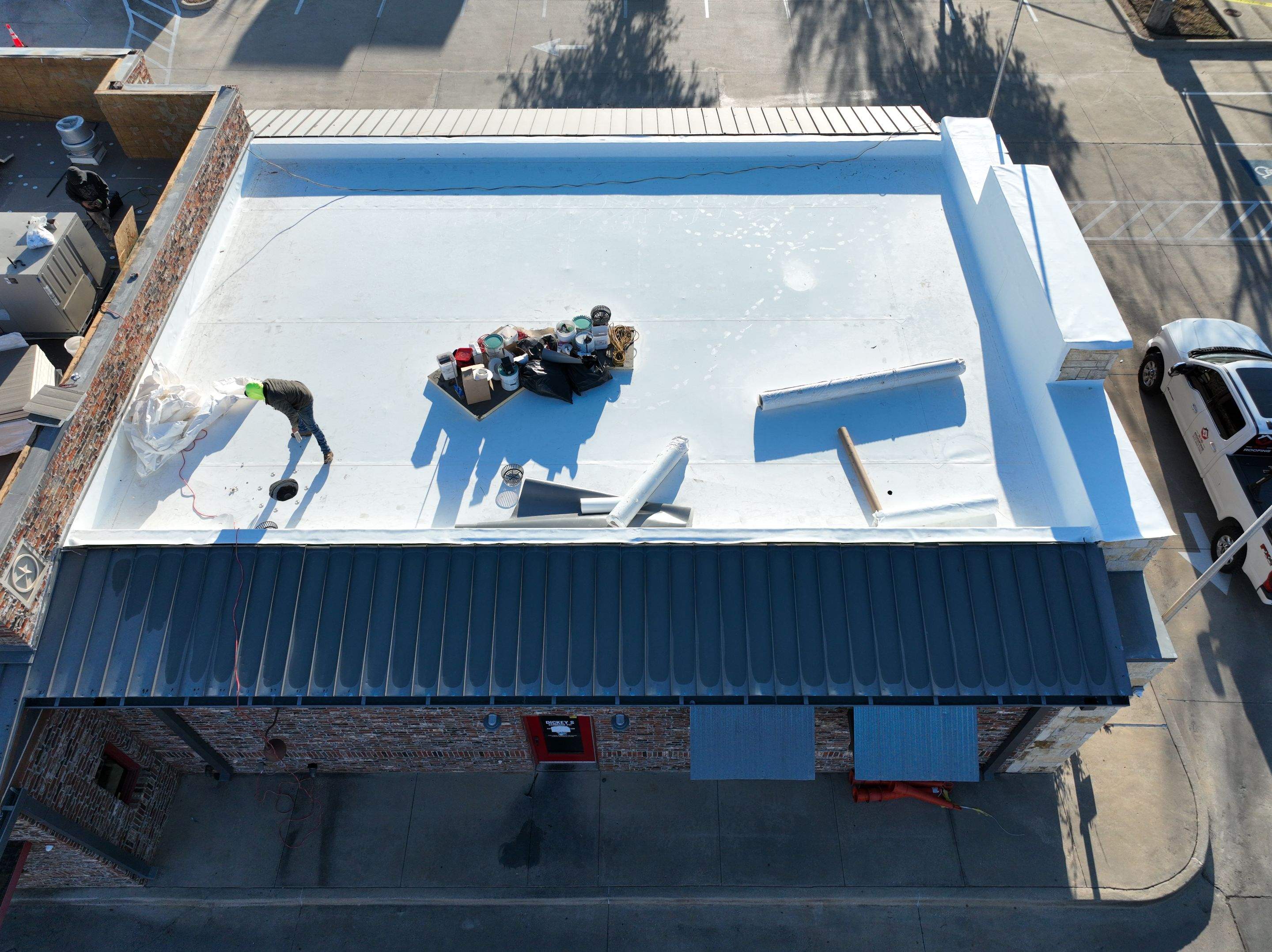 TPO Commercial Roofing Installation by 3:16 Roofing and Construction