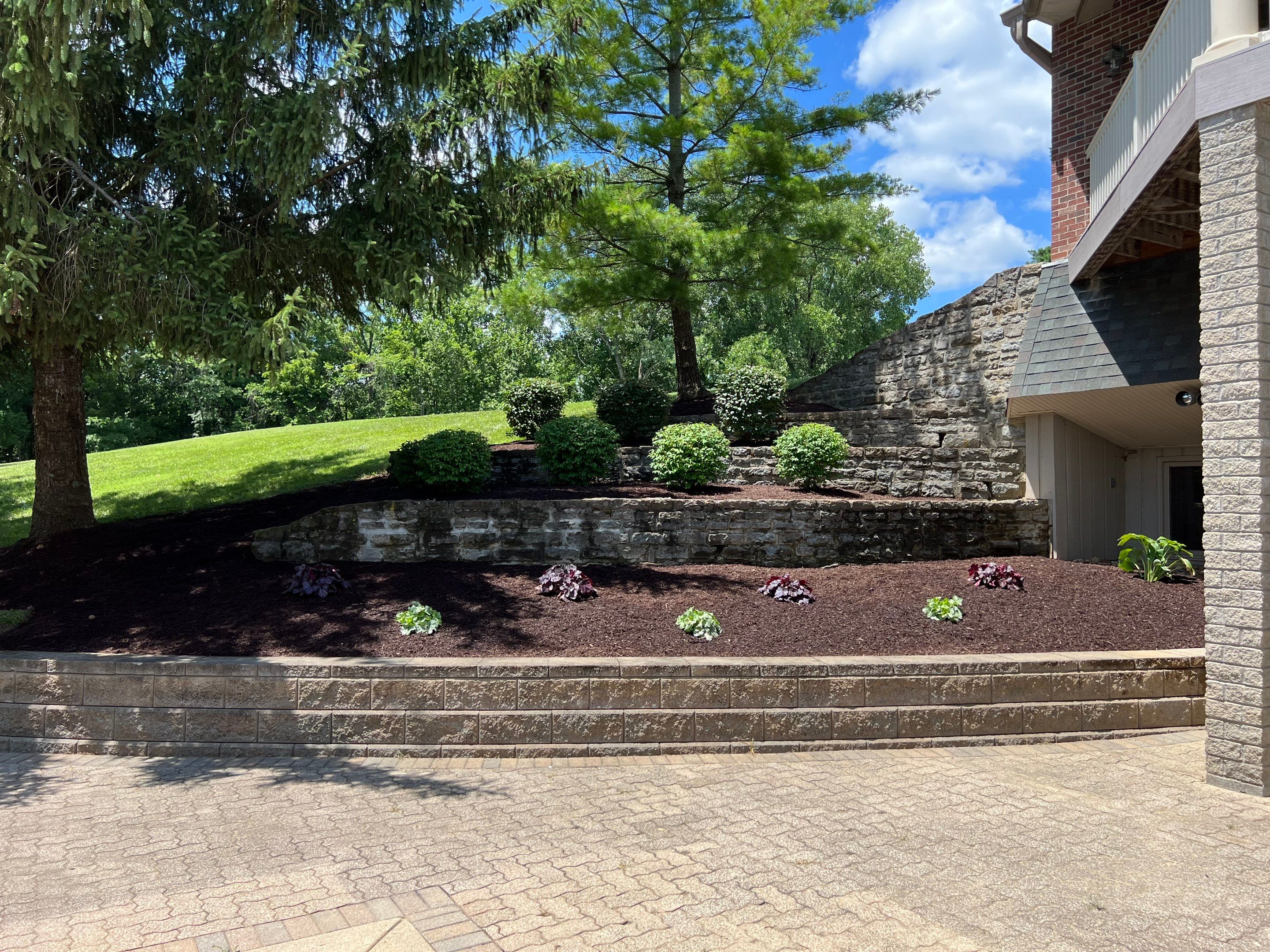 Tear Out, Plant Install & Mulch by Reisenberg’s Lawn & Landscape, LLC