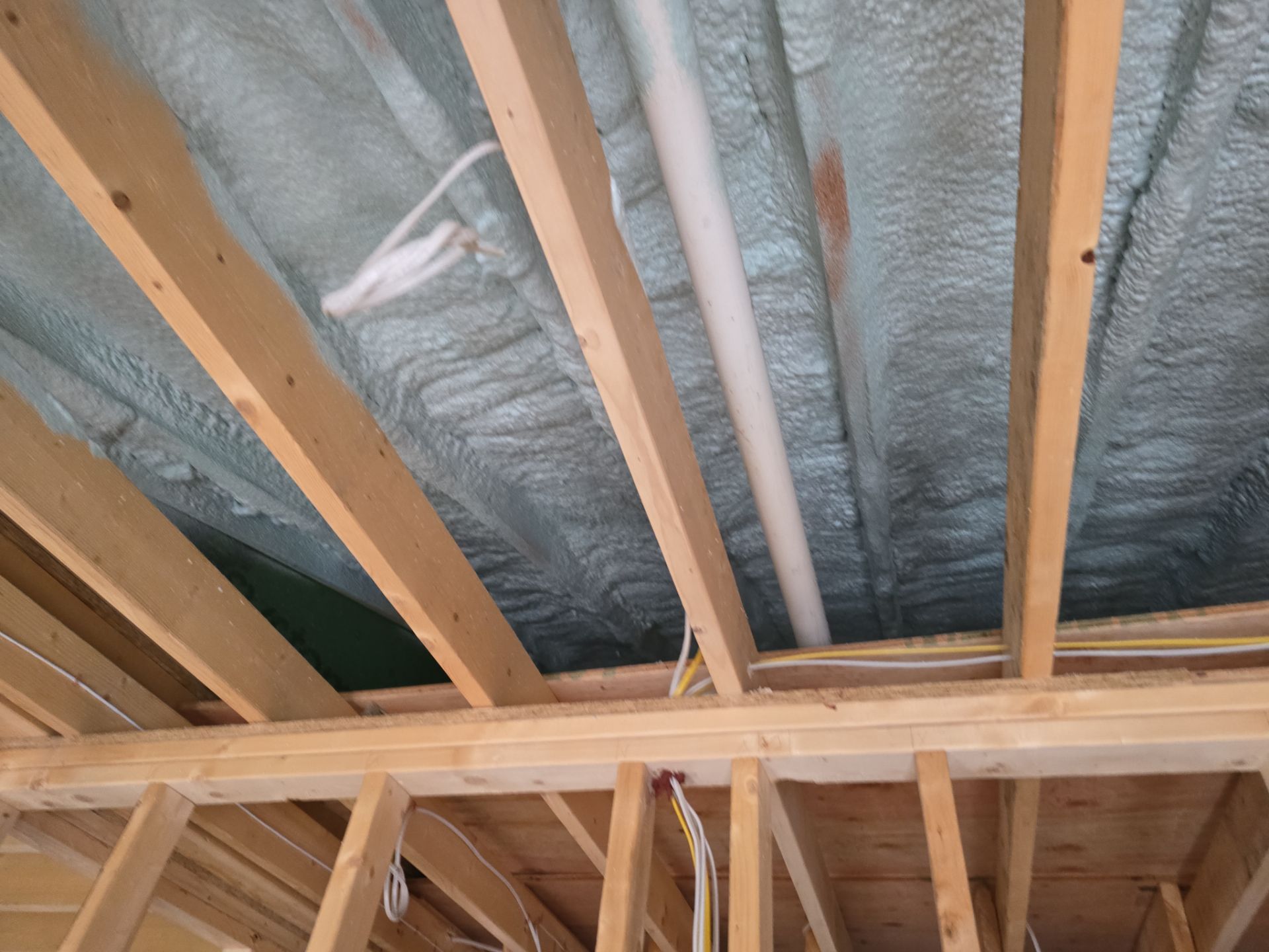 Basement Exterior Walls using Closed Cell Spray Foam by NYS Foam & Energy