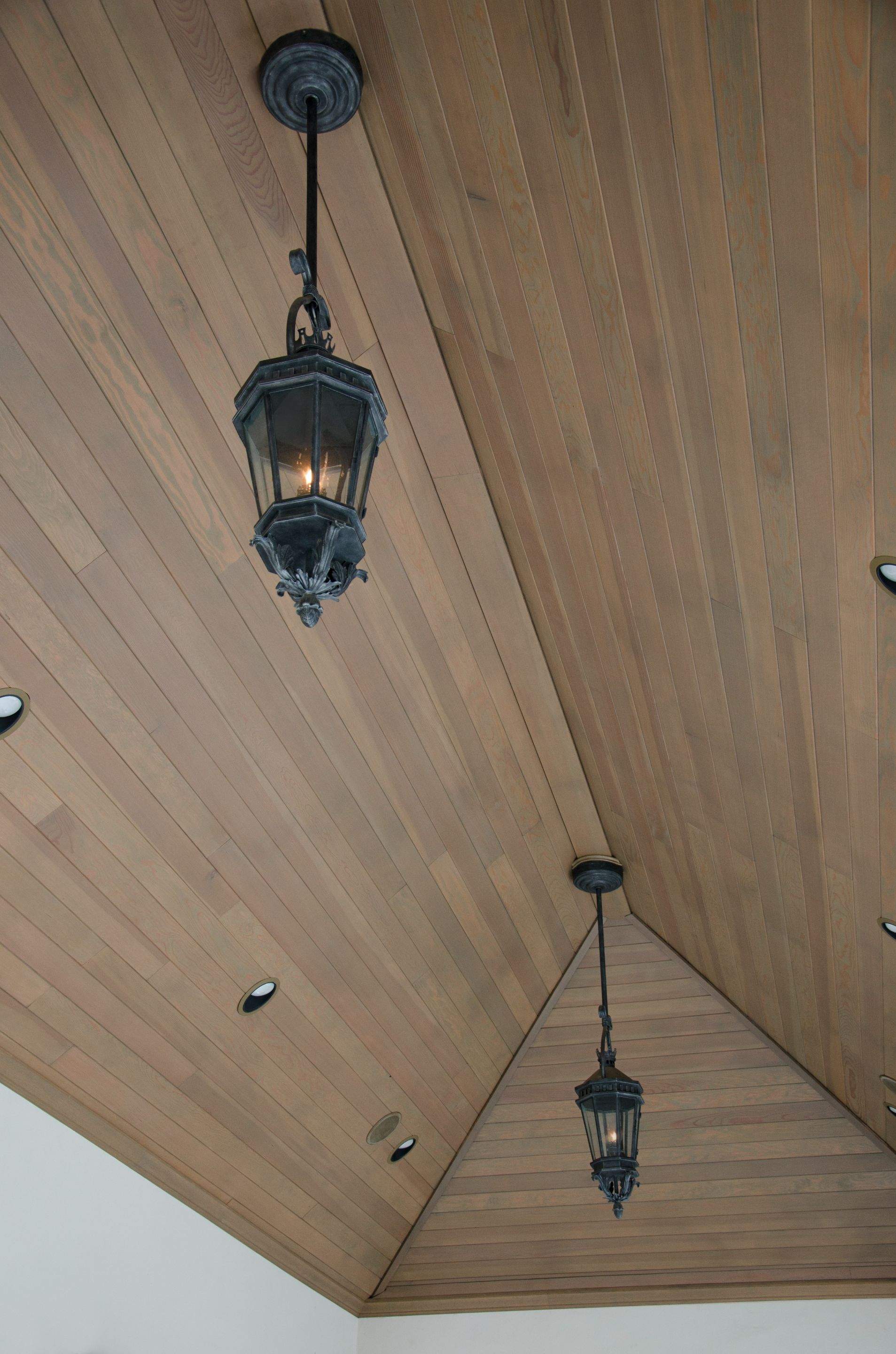Custom Outdoor Lighting and Fixture Installation for Stone Entryways by Solara Custom Living
