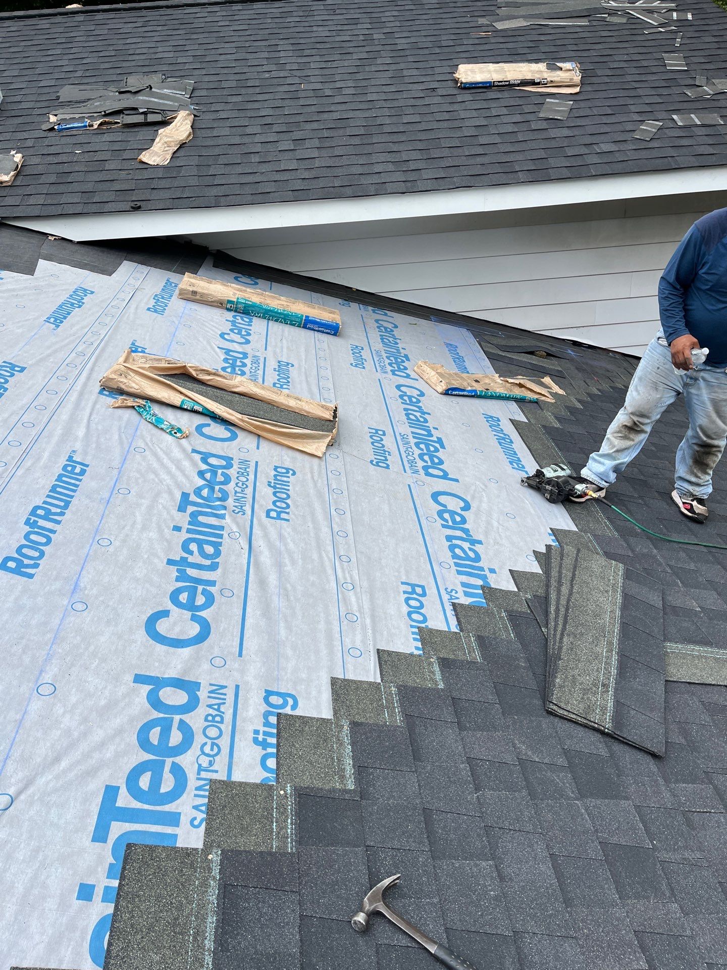 Vienna: Multi-Trade Restoration with CertainTeed Landmark Shingles in Charcoal Black by RM Banning, Inc.