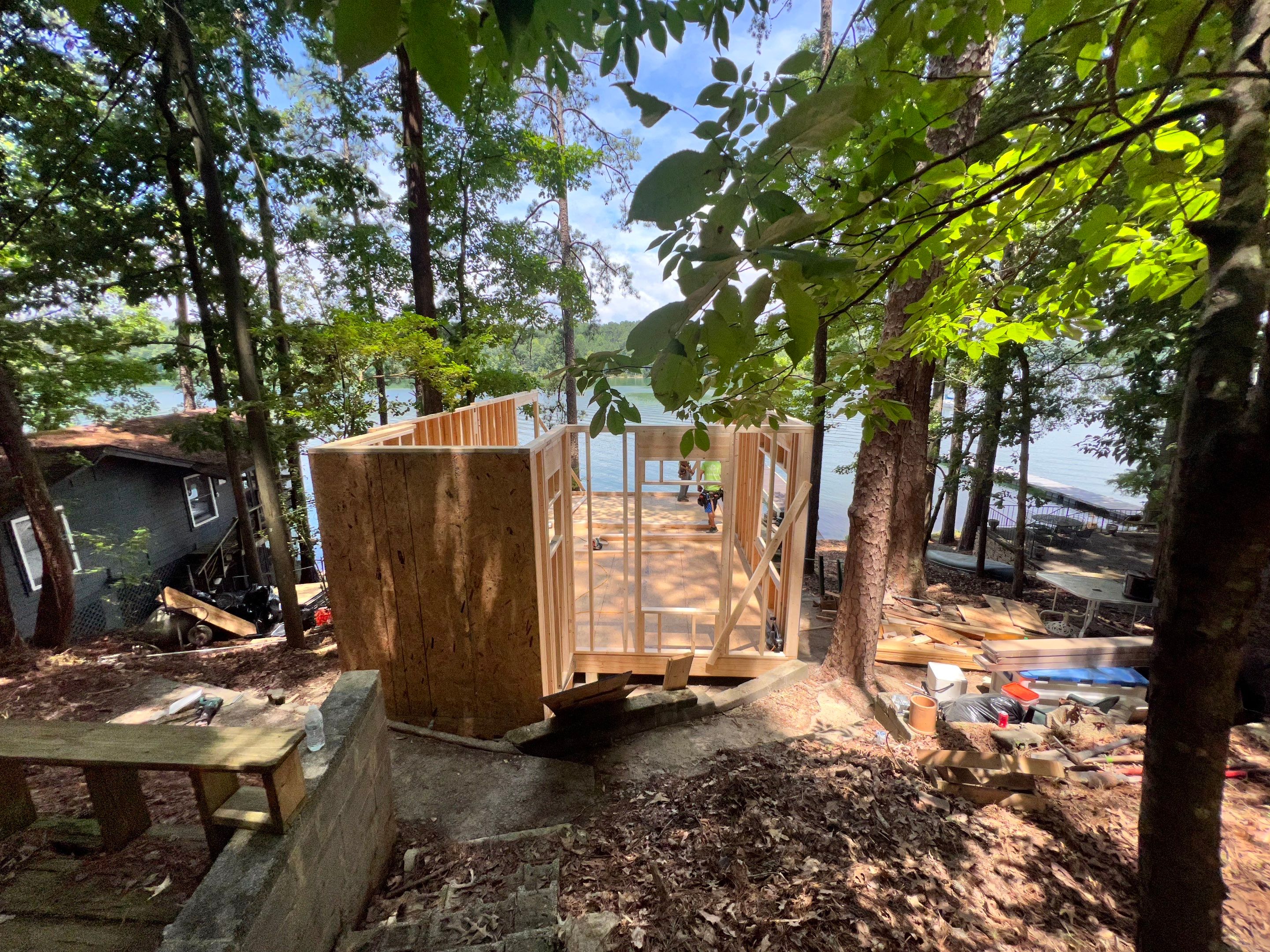 Lakefront Room Addition and Custom Deck Build in Acworth by Swift Home Renovations 