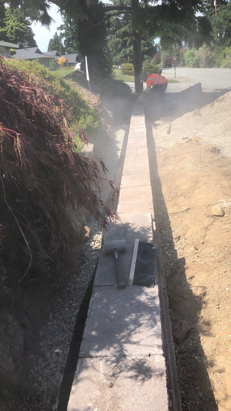 Justin | Retaining Wall, Landscape Project  by Jireh Asphalt & Concrete Inc 