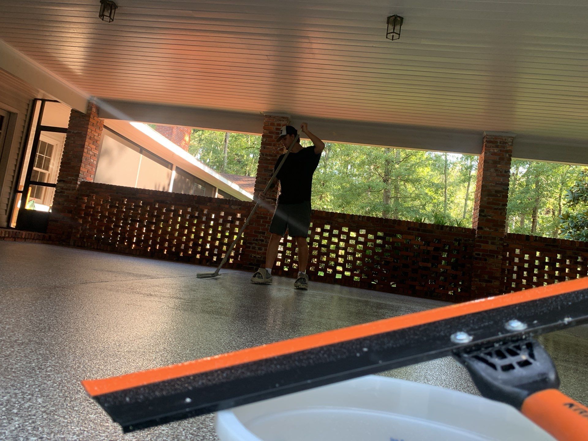 Silver Creek Carport by Deese Elite Concrete Coatings