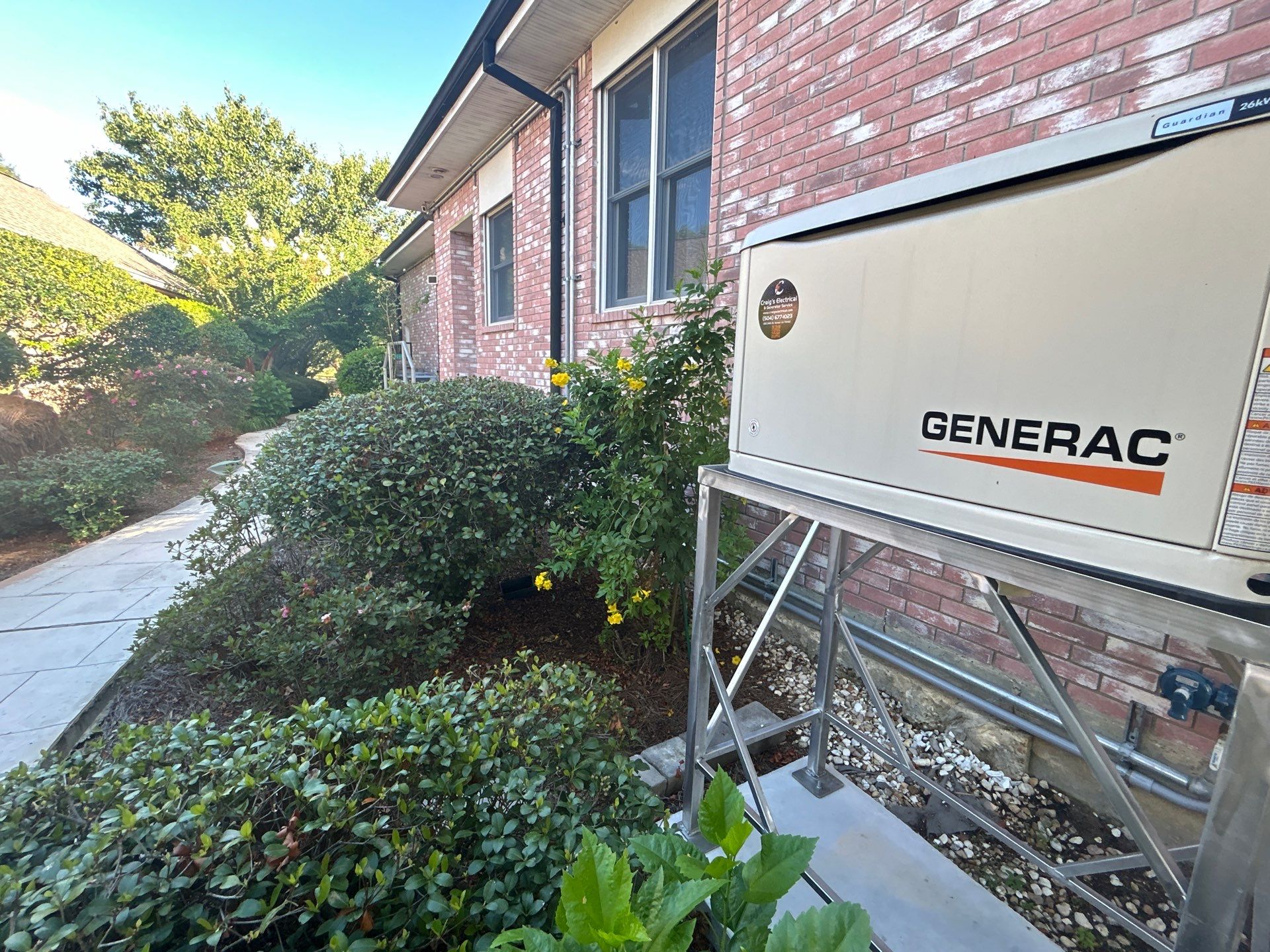 Generac Standby Generator  by Craig's Electrical & Generator Service