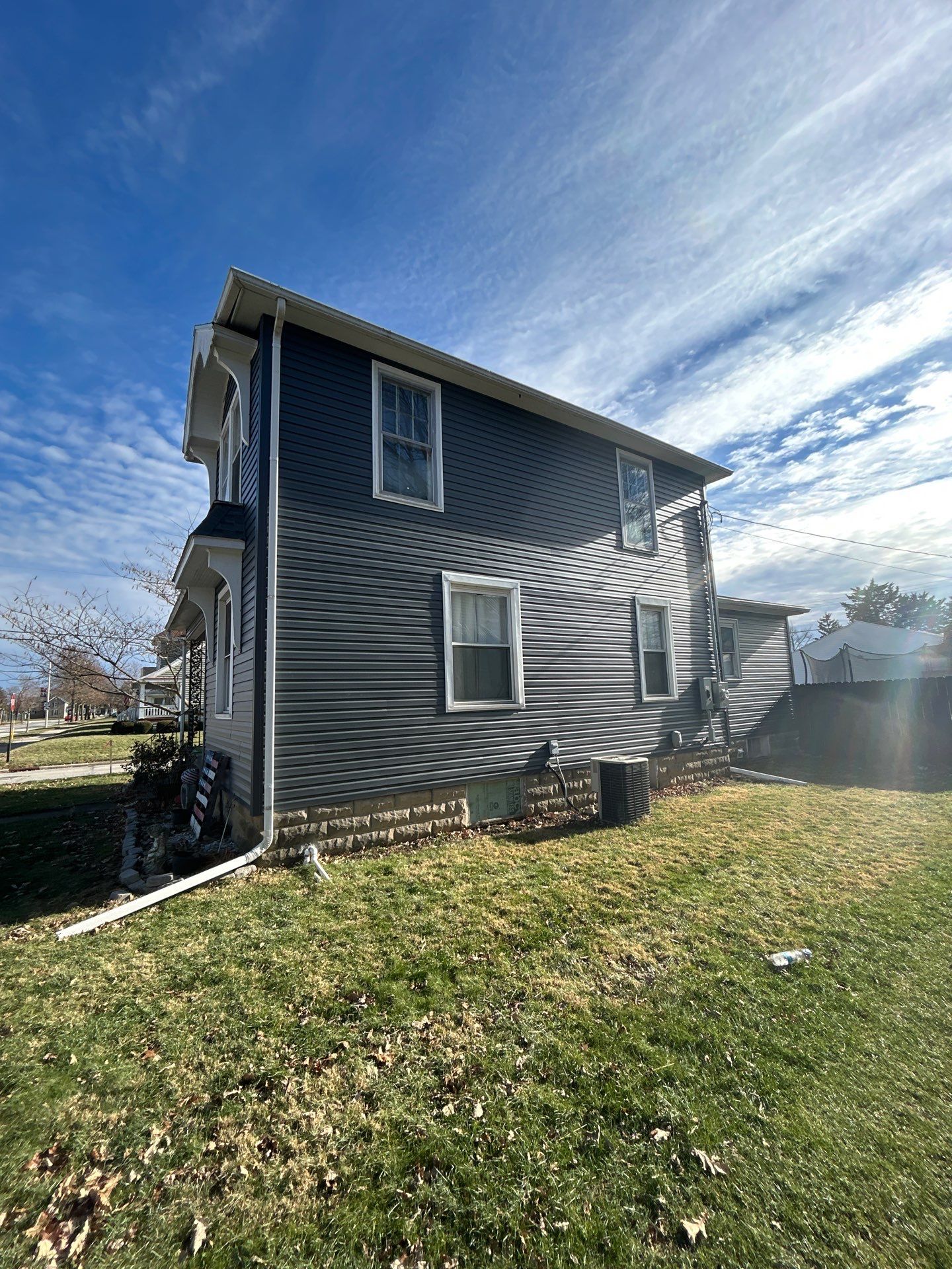 Siding Installation using D45DL Mastic CarvedWood - Natural Slate by Nitro Roofing and Construction