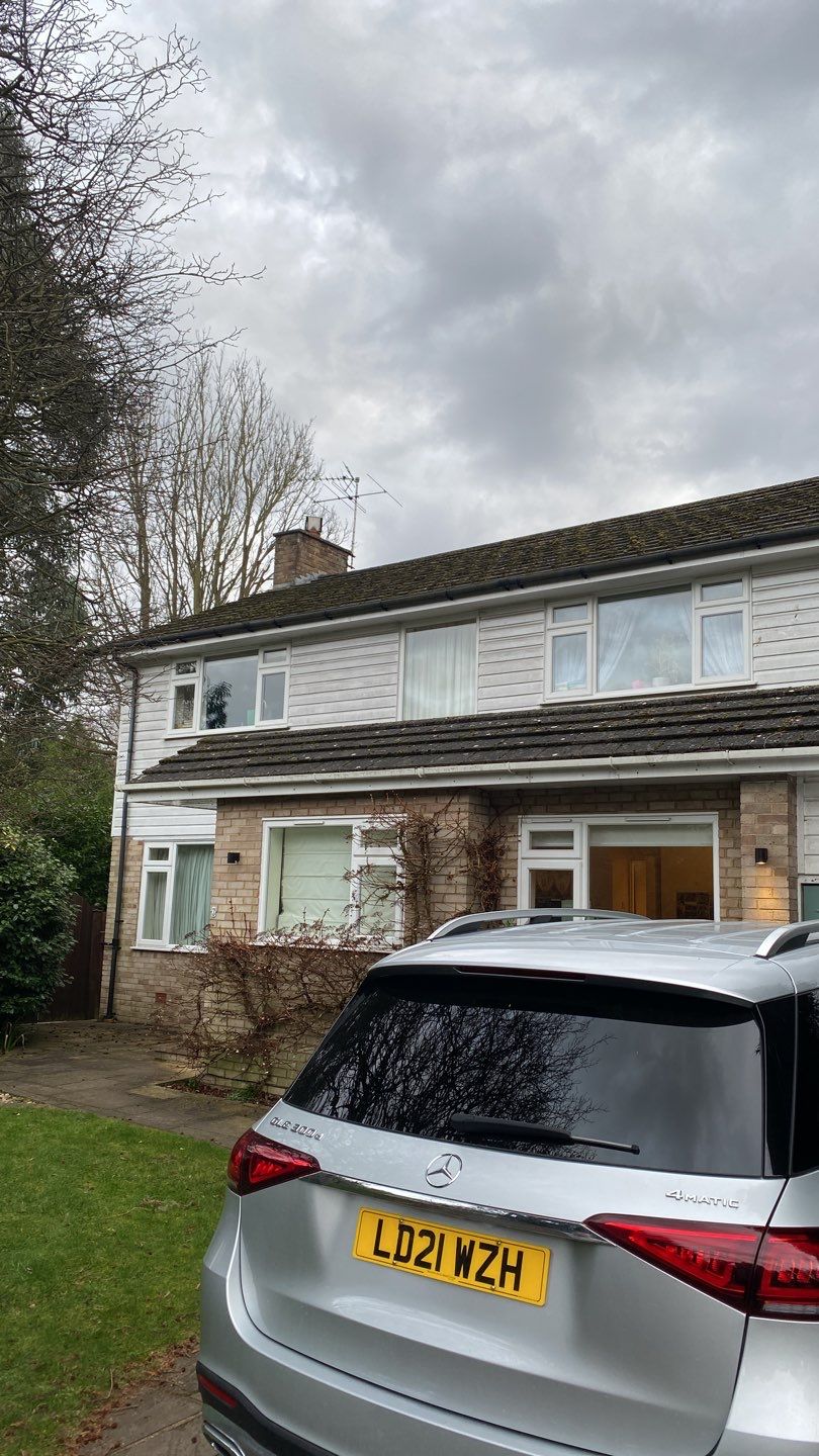 Roof Clean - Moss Removal using Honda 15lpm Low Pressure Washing Machine by Ges Exterior Cleaning ltd
