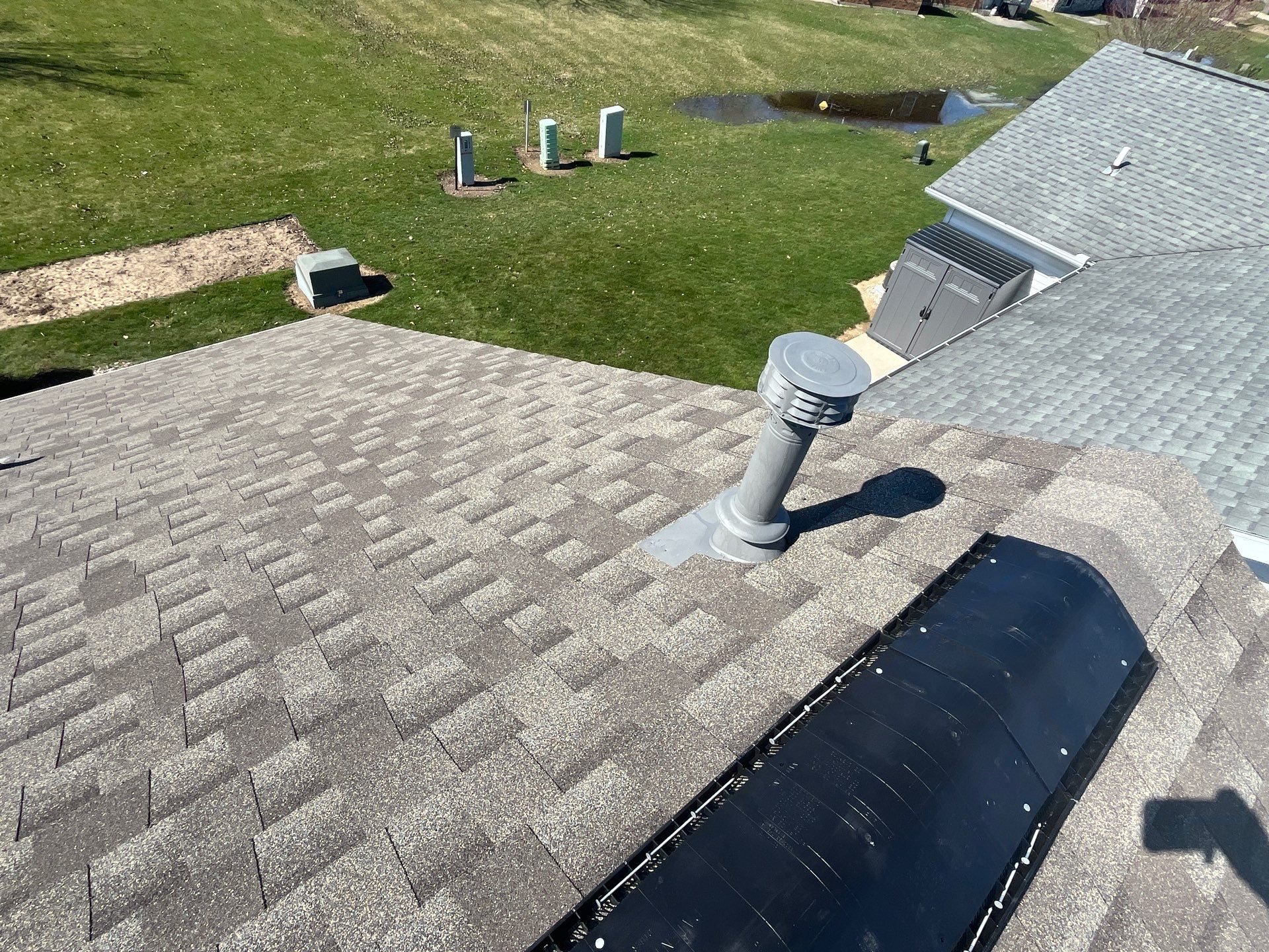 Residential Roofing Installation using CertainTeed Landmark Weathered Wood by Nitro Roofing and Construction