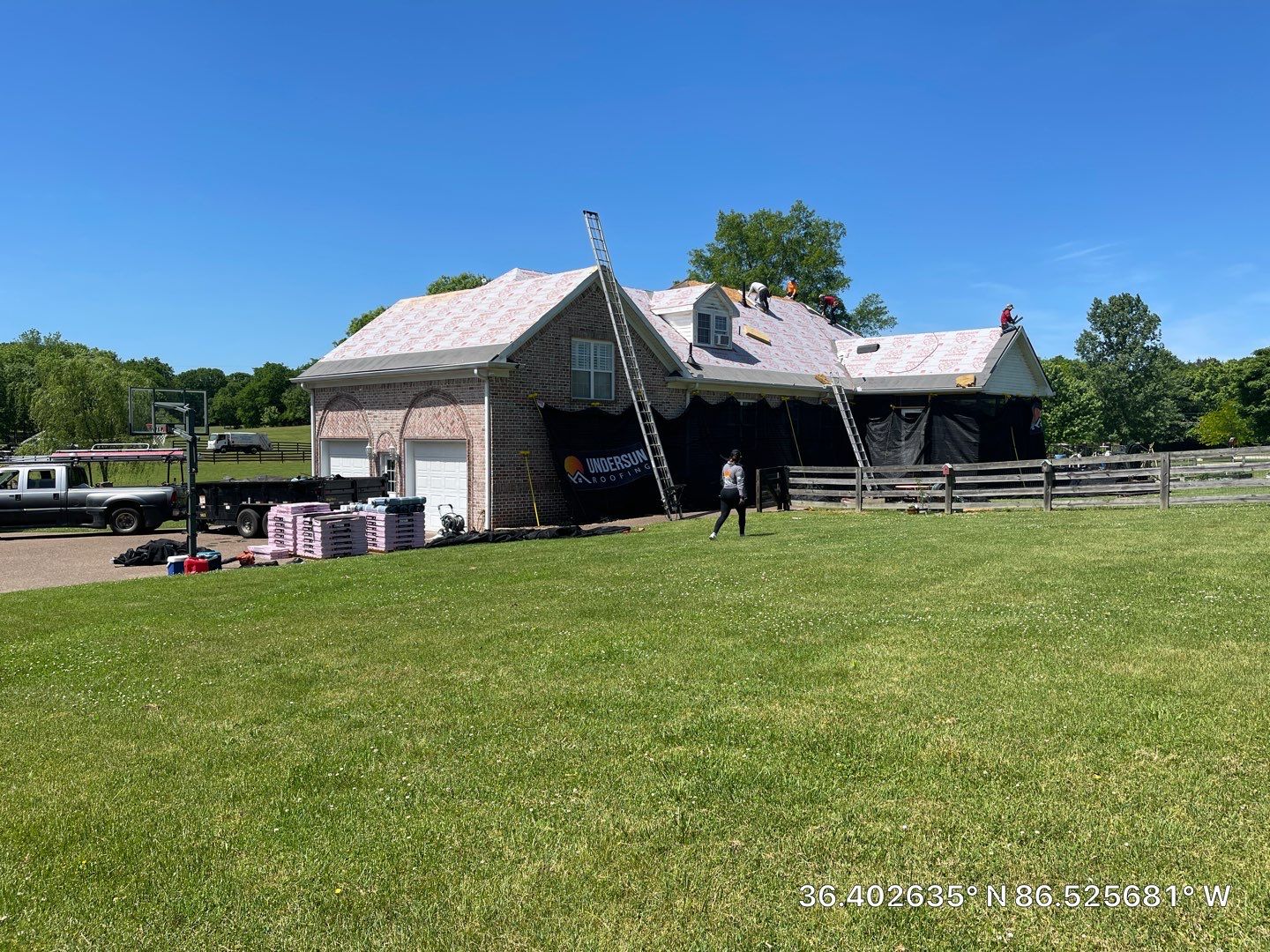 Residential Roofing Installation using Owens Corning Duration Shingles Roofing System by Undersun Roofing 