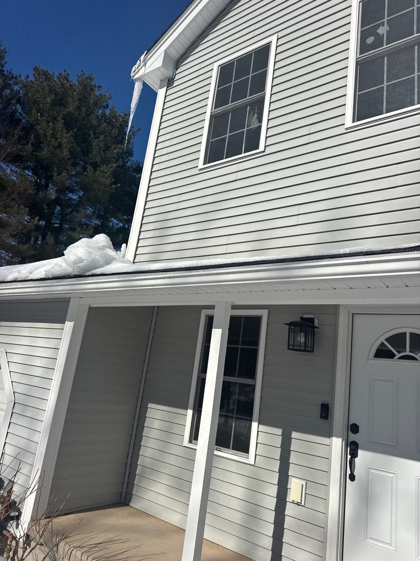 Ice Dam & Snow Removal Project in Chelmsford by Mighty Dog Roofing of Greater Middlesex County